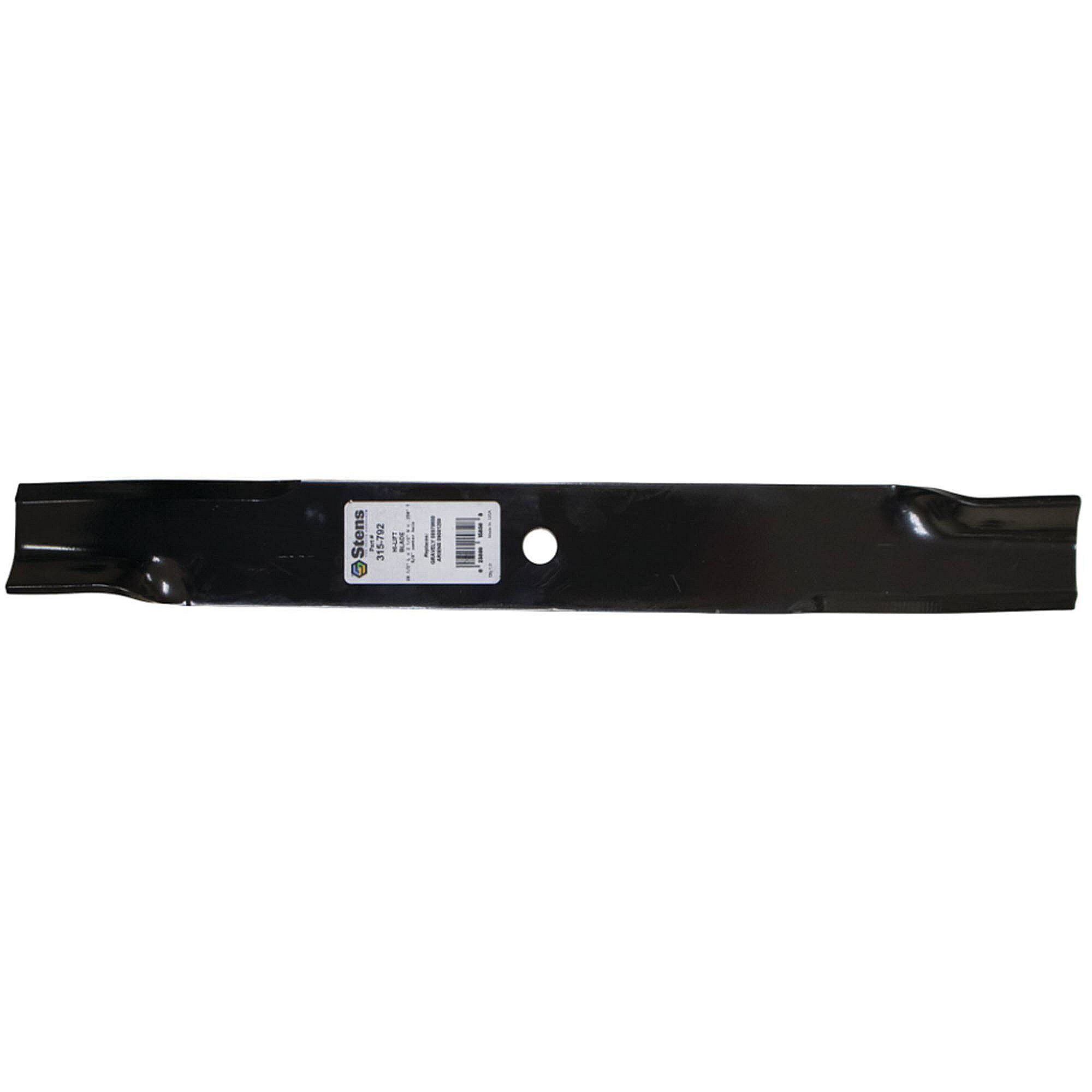 Part #315-792, Stens Hi-Lift Blade, Gravely 08979600, Qty-1 (Replaces 025124, 03253900, 038200700, 038605000, 046999