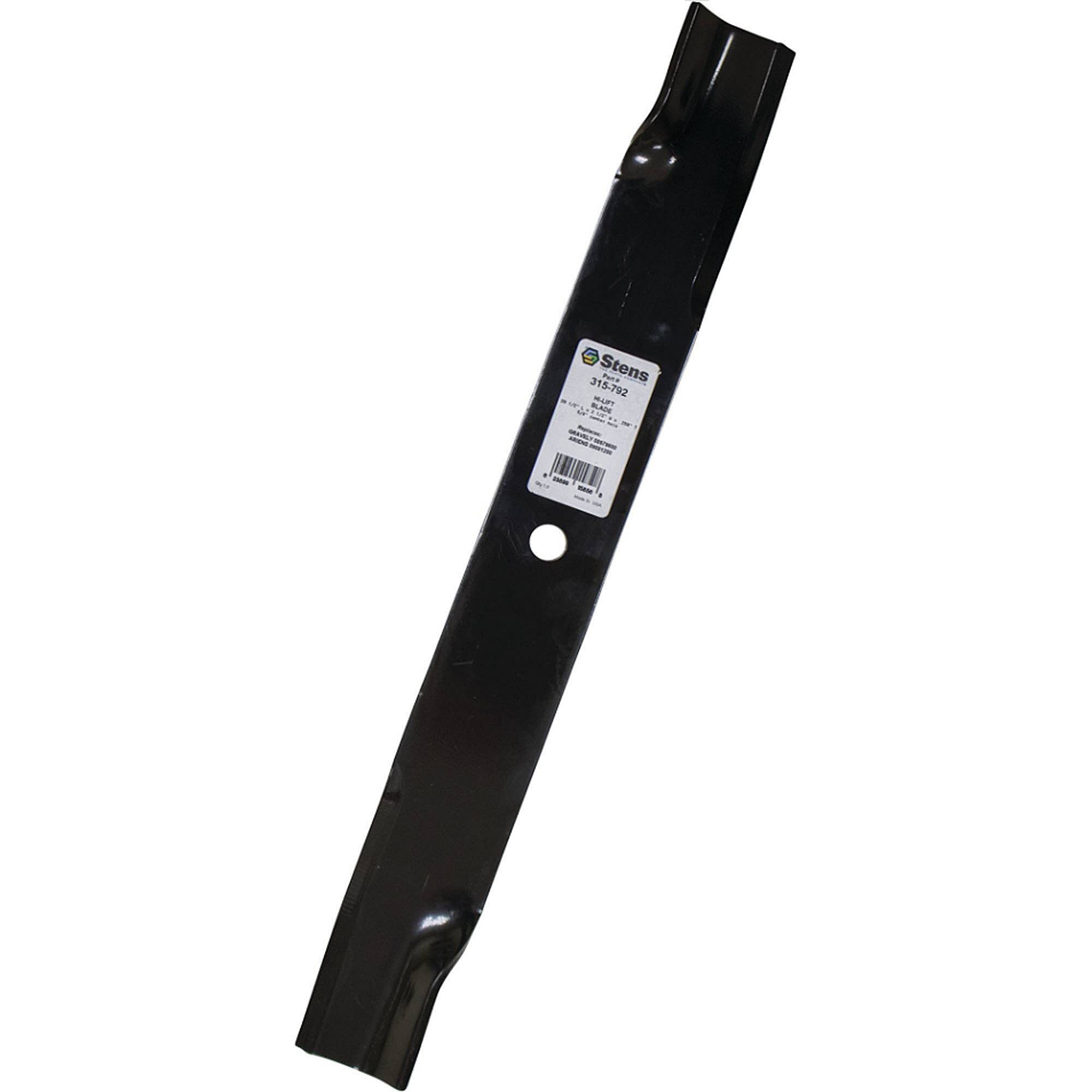 Stens Hi-lift Blade, Gravely 08979600, Qty-1 (same As 025124, 03253900, 038200700, 038605000, 046999, 048864, 08781800, 08781851, 08898900, 08899100, 089046, 08904651, 08979600, 08979651, 090812, 09081200, 1031580, 1031580s, 12421, 13956, 1613250, 18931 315-792