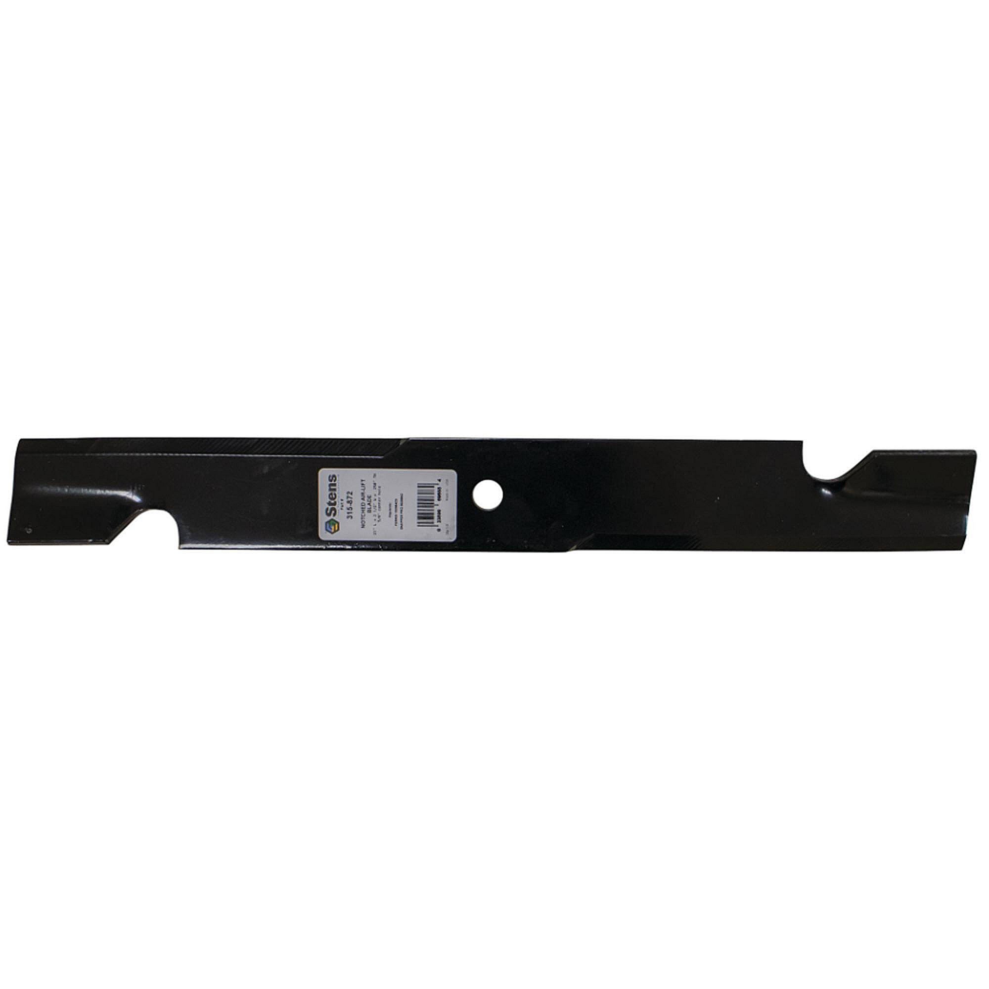 Part #315-872, Stens Notched Air-Lift Blade, Ferris 5101755Syp, Qty-1 (Replaces 101733, 1520842, 1520842S, 17081, 315872