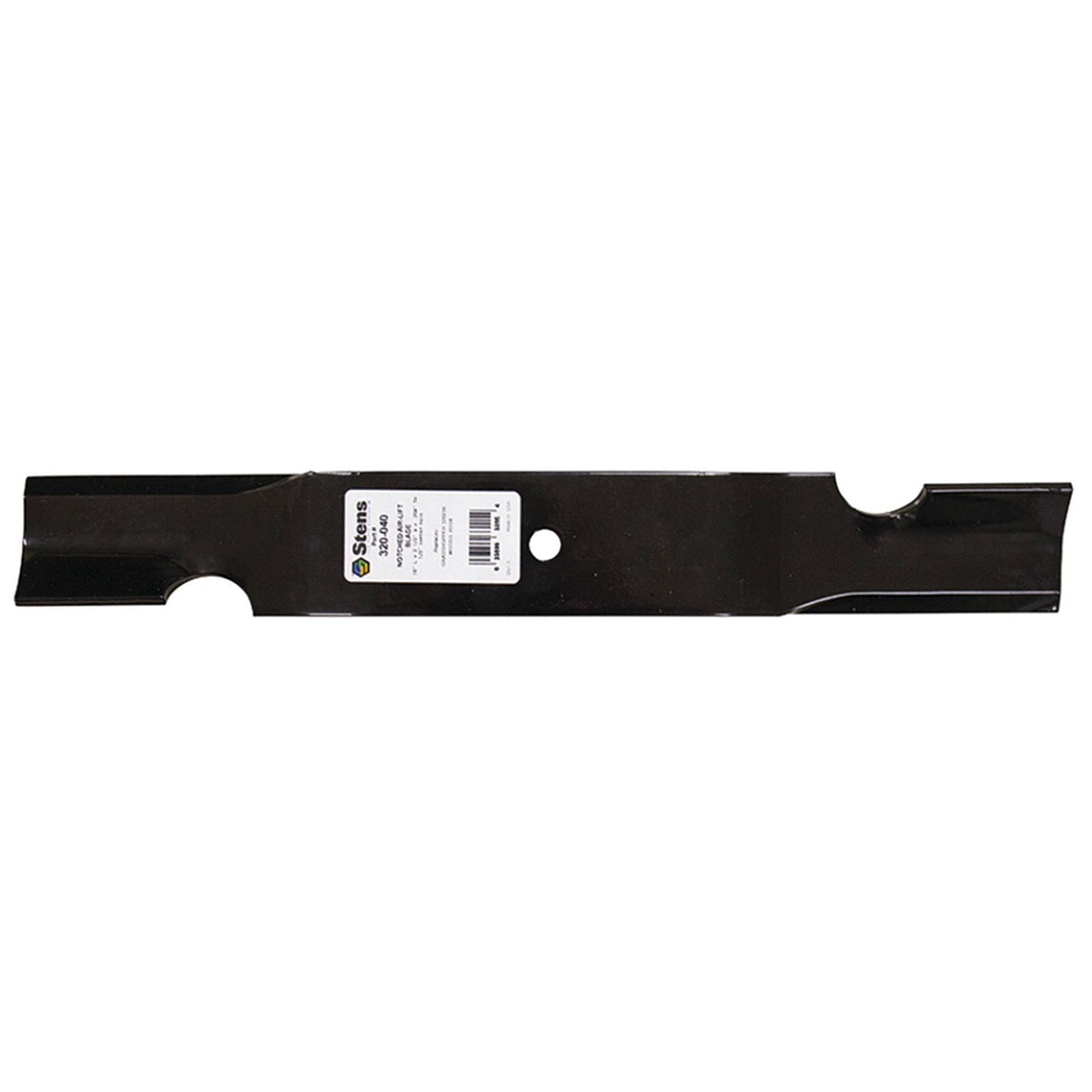 Part #320-040, Stens Notched Air-Lift Blade, Grasshopper 320239, Qty-1 (Replaces 320239, 70104, 70117)