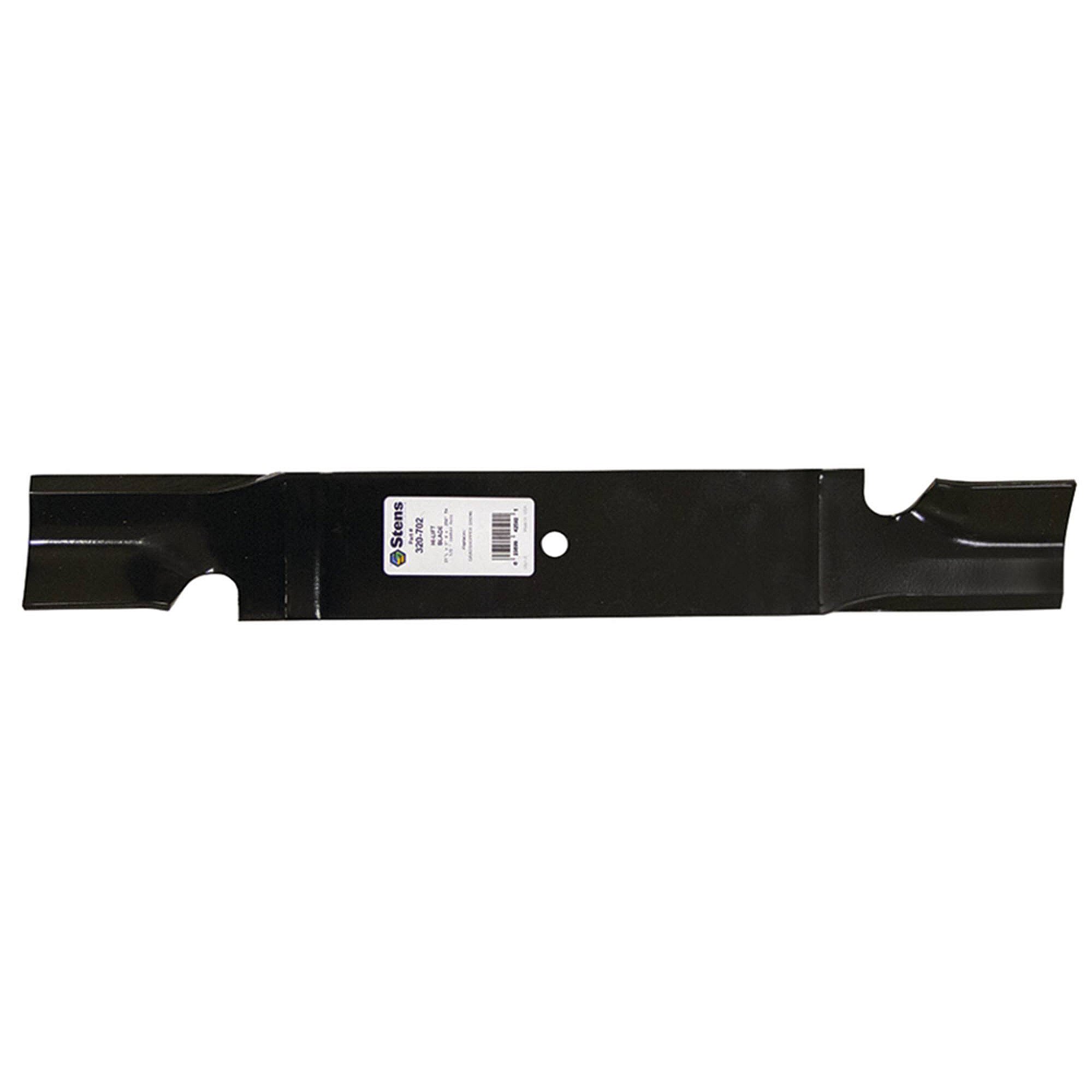 Part #320-702, Stens Notched Hi-Lift Blade, Grasshopper 320246, Qty-1 (Replaces 320246)