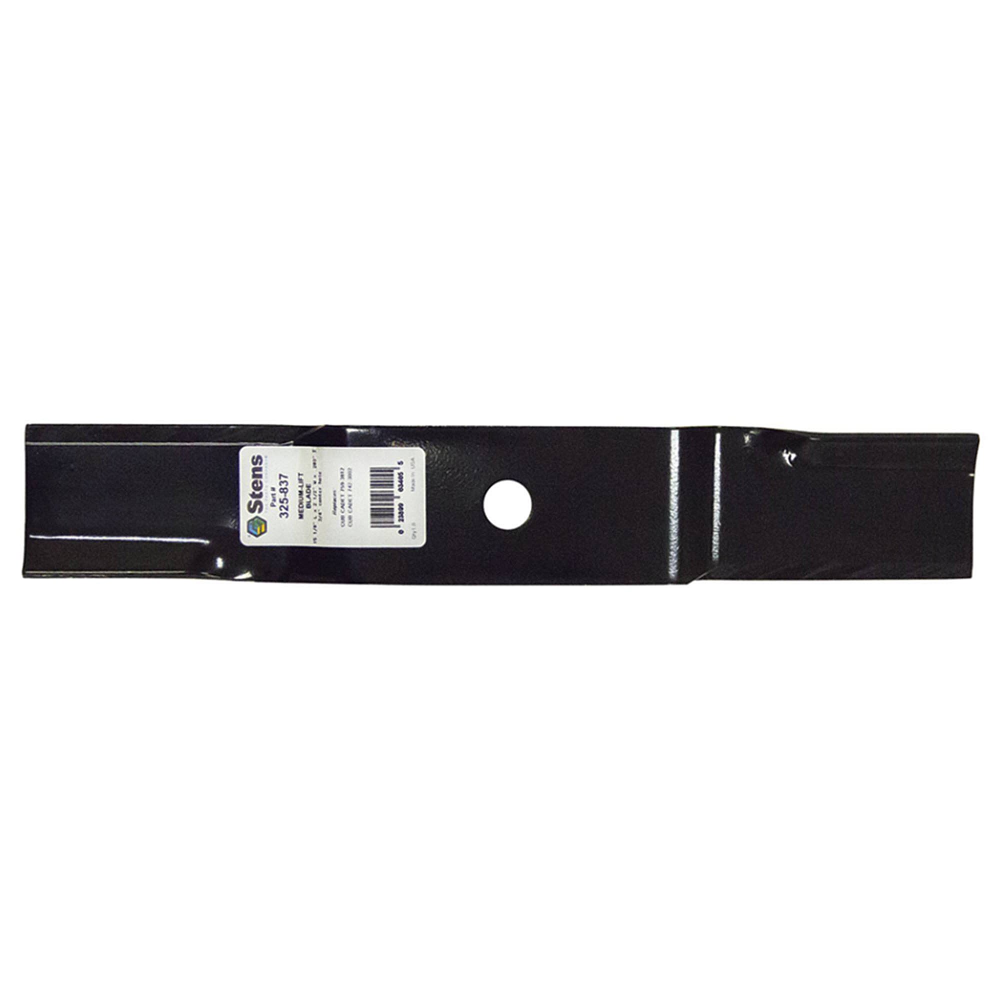 Part #325-837, Stens Medium-Lift Blade, Cub Cadet 942-3002, Qty-1 (Replaces 59704C1, 742030020637, 7423002, 742P3002