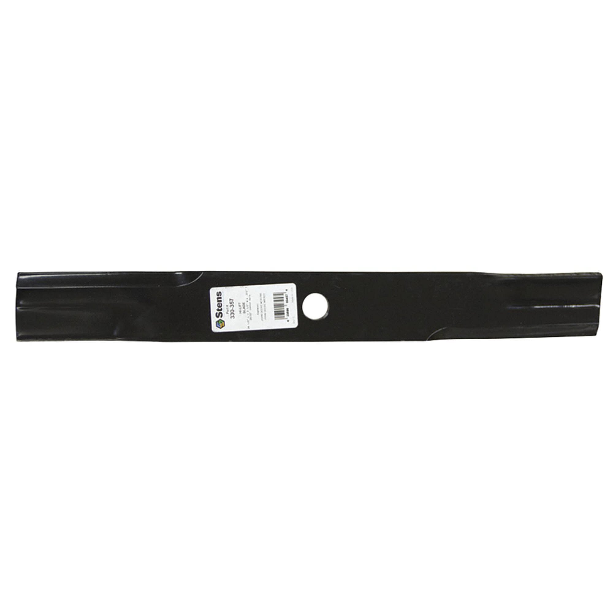 Part #330-357, Stens Hi-Lift Blade, John Deere M141785, Qty-1 (Replaces Am100538, M141785, M87622)