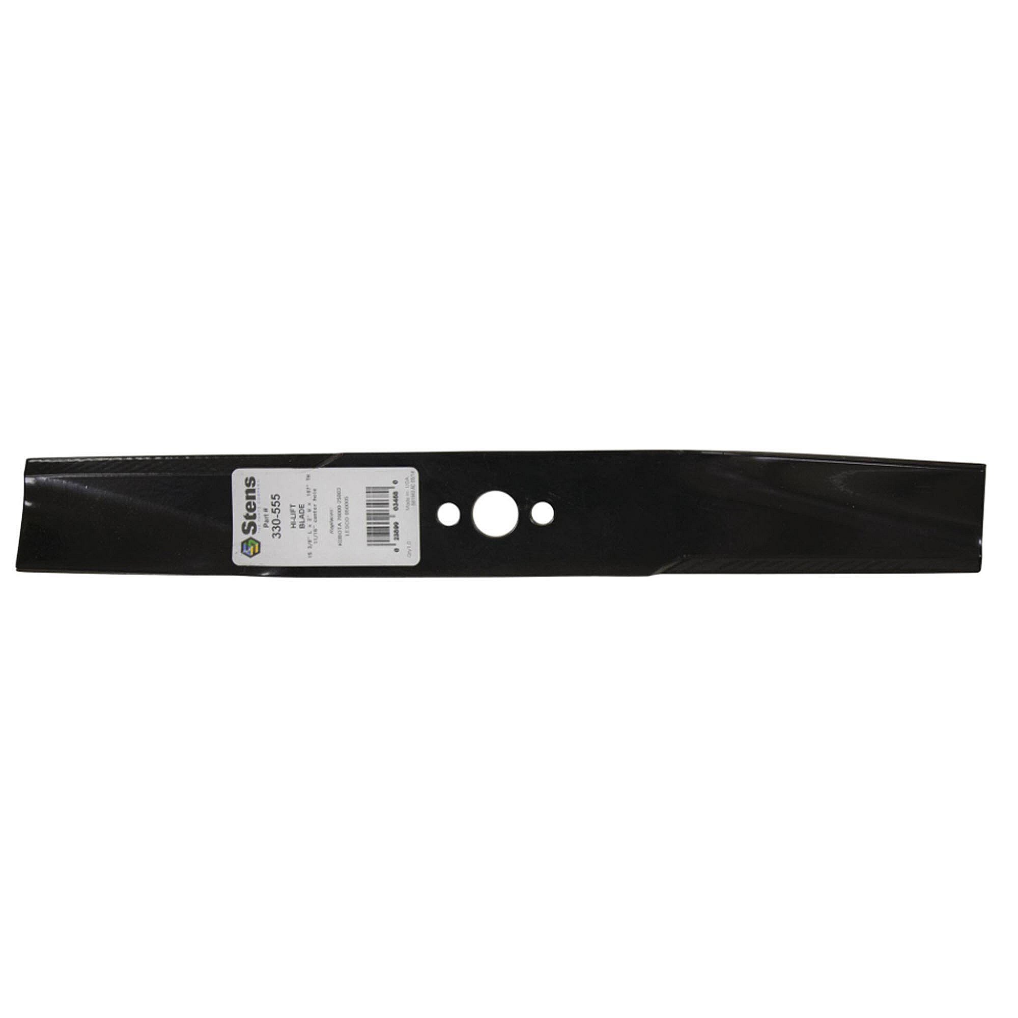 Part #330-555, Stens Hi-Lift Blade Kubota 70000-25003, Qty-1