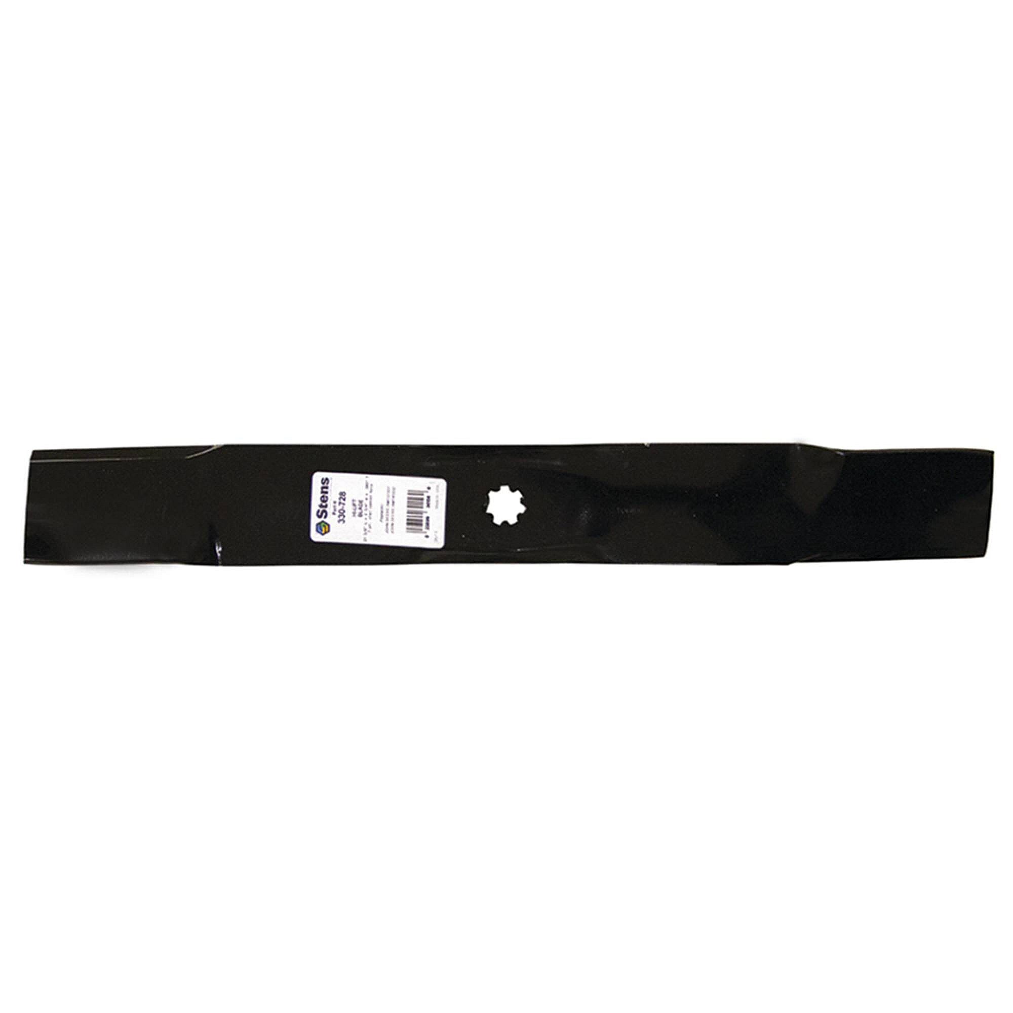 Part #330-728, Stens Hi-Lift Blade, John Deere Am137327, Qty-1 (Replaces Am137327, Am141032, M154061)