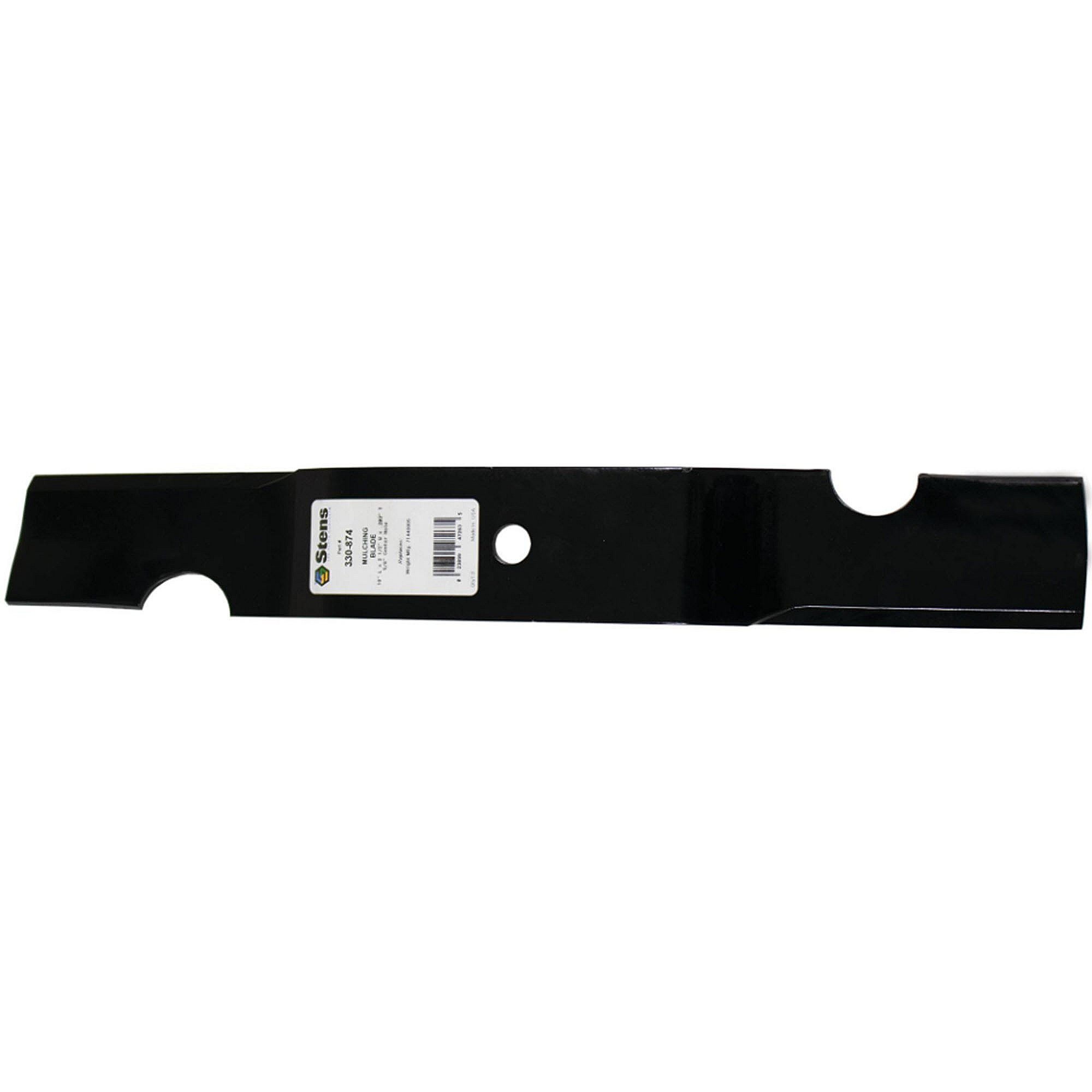 Part #330-874, Stens Notched Air-Lift Blade, Wright Mfg. 71440009, Qty-1 (Replaces 11211102, 71440005, 71440009, 823004)