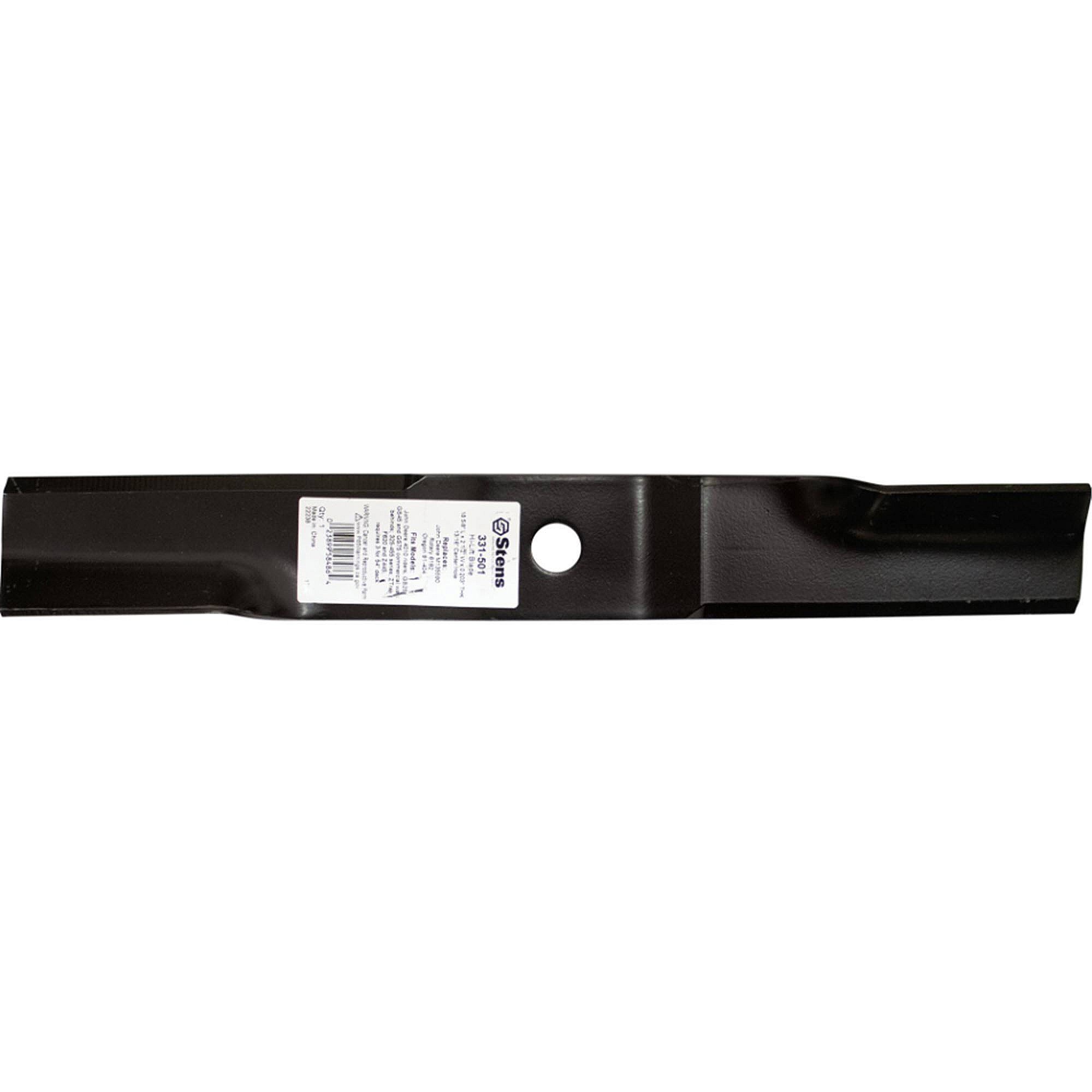Part #331-501, Stens Hi-Lift Blade John Deere M135590, Qty-1