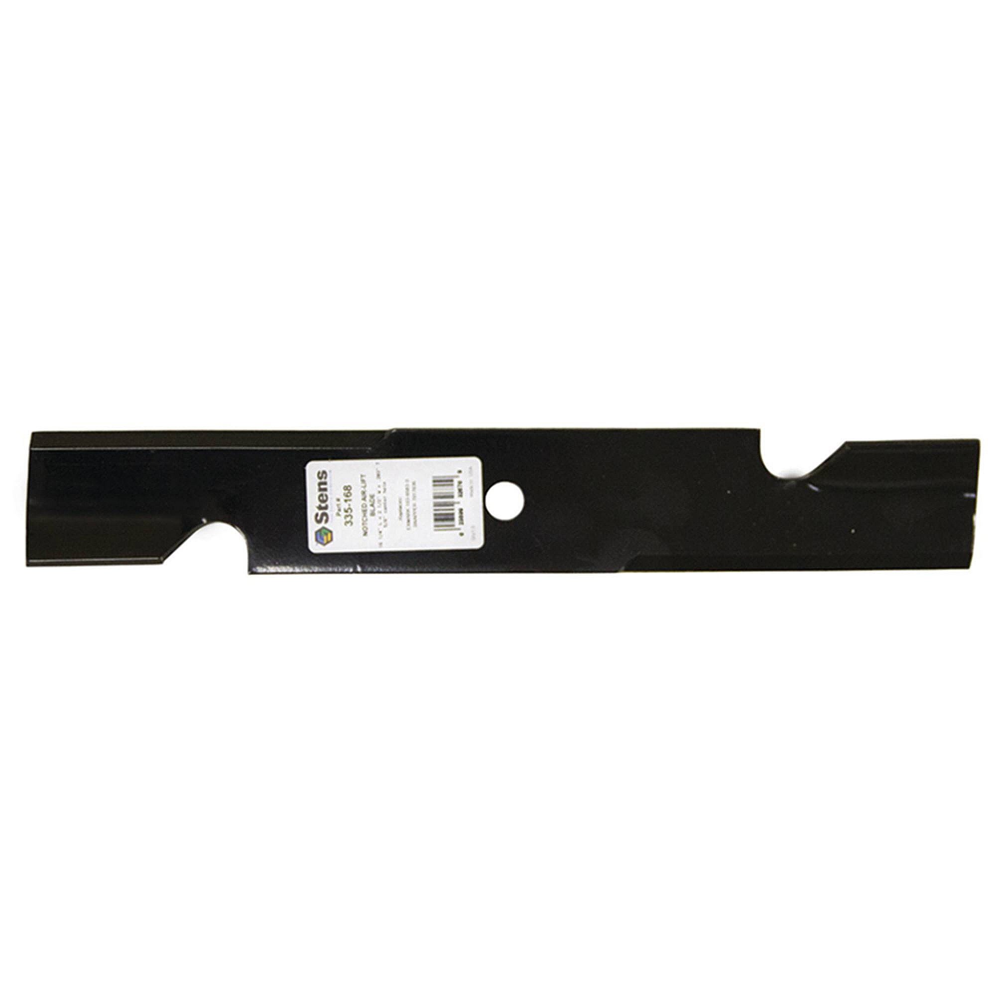 Part #335-168, Stens Notched Air-Lift Blade, Exmark 103-6738-S, Qty-1 (Replaces 00273000, 038482000, 04919100, 04920600