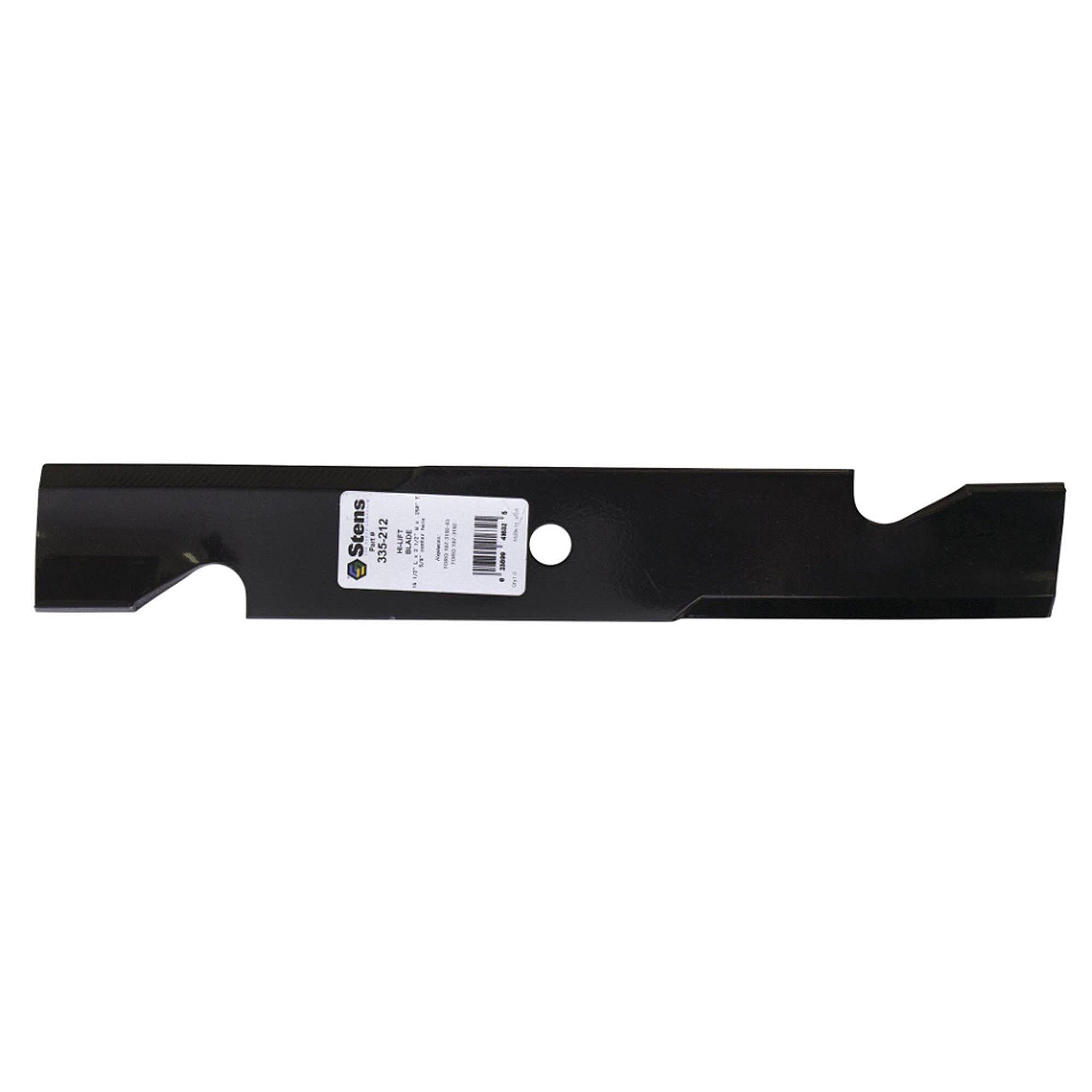 Part #335-212, Stens Hi-Lift Blade, Toro 107-3192-03, Qty-1 (Replaces 1073192, 107319203, 1100414, 1100416)