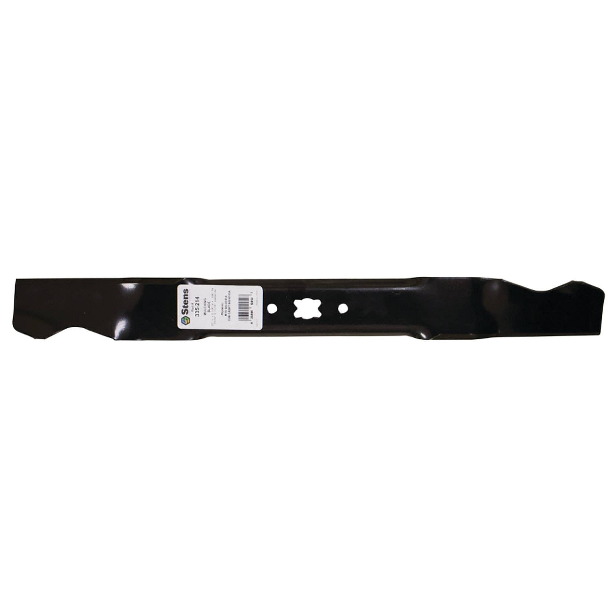 Part #335-214, Stens Mulching Blade, Mtd 942-0741A, Qty-1 (Replaces 01002810, 1002810, 490100C089, 490100M084, 74204276