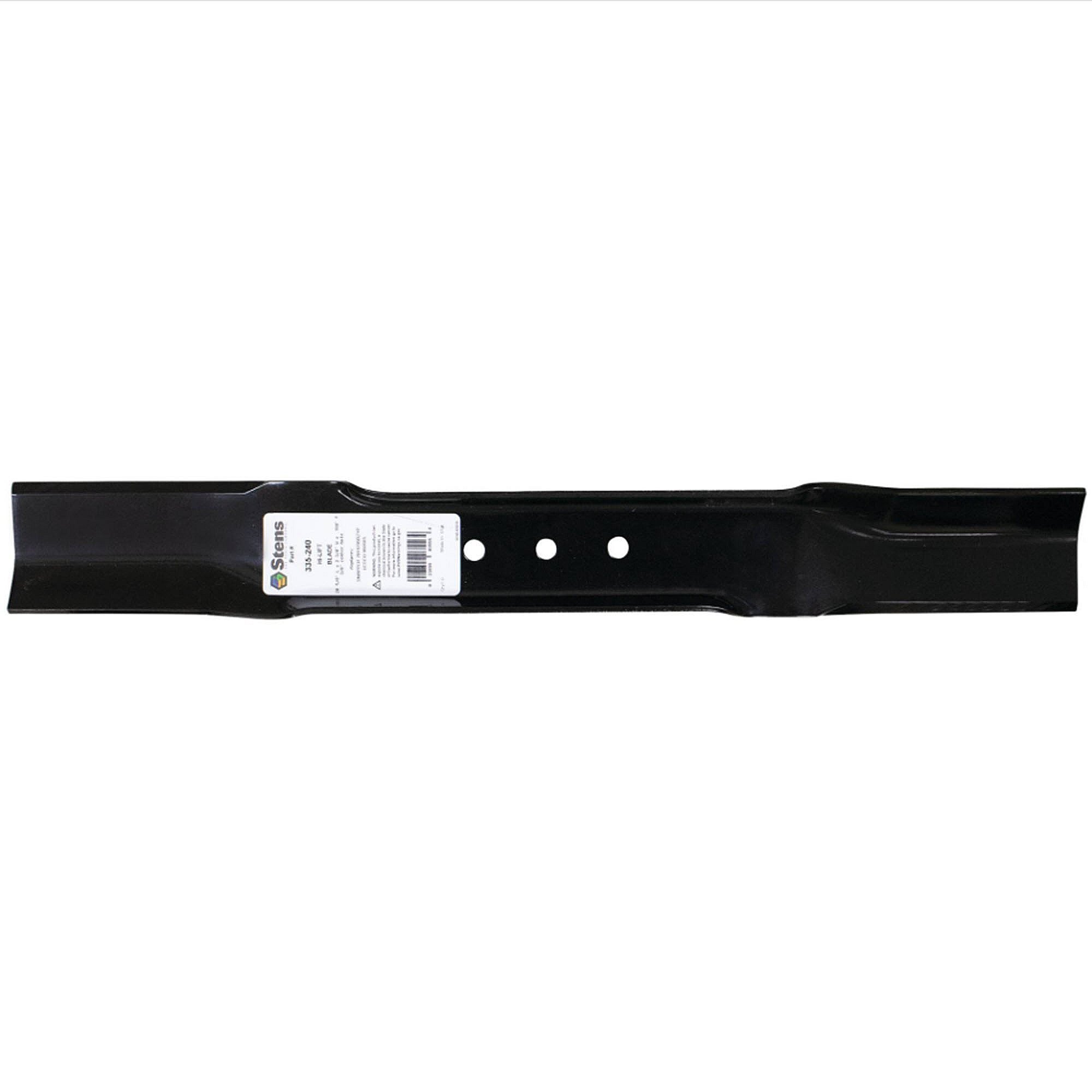 Part #335-240, Stens Hi-Lift Blade, Snapper 7019795Bzyp, Qty-1 (Replaces 17002, 19645, 19702, 19710, 19795, 26691