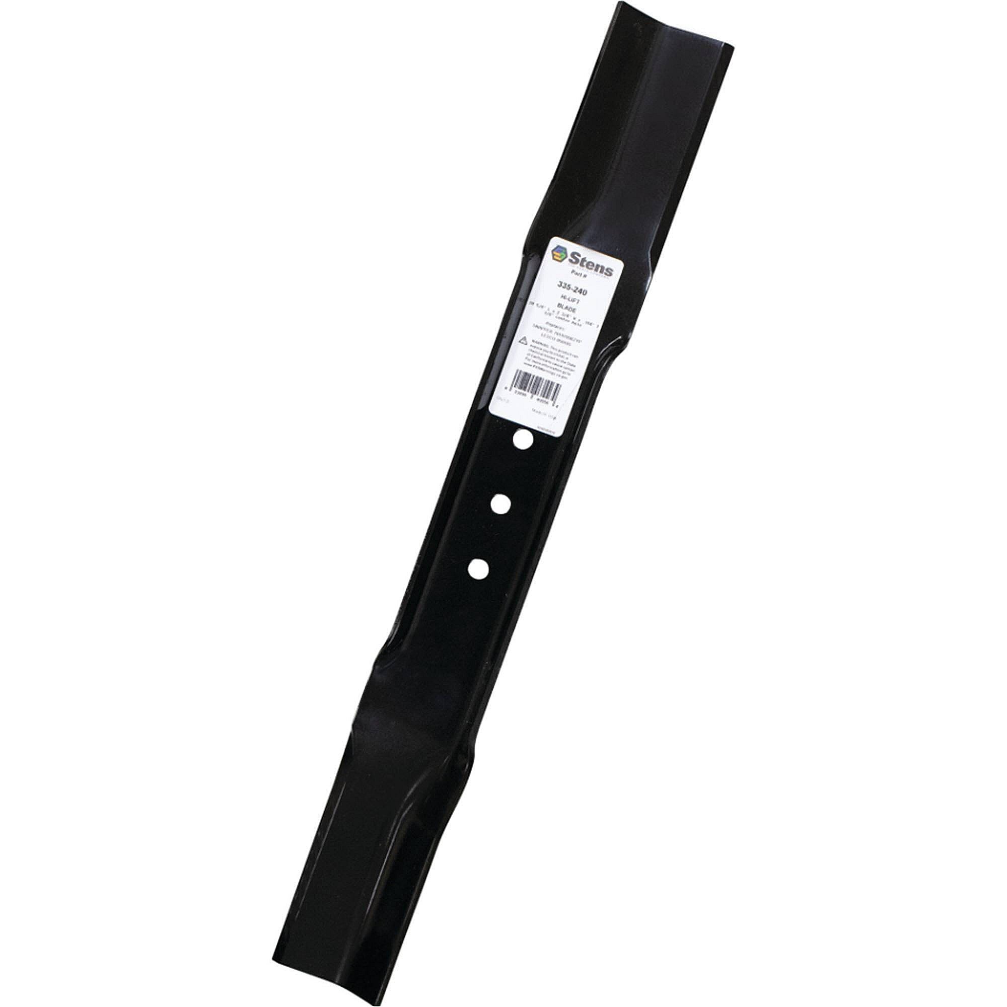 Stens Hi-lift Blade, Snapper 7019795bzyp, Qty-1 (same As 17002, 19645, 19702, 19710, 19795, 26691, 7017002, 7019795, 7019795bma, 7019795bz, 7019795bzyp, 7019795yp, 7026691, 7026691bzyp, 702669bma, 702669bz, 702669yp, 7028524) 335-240