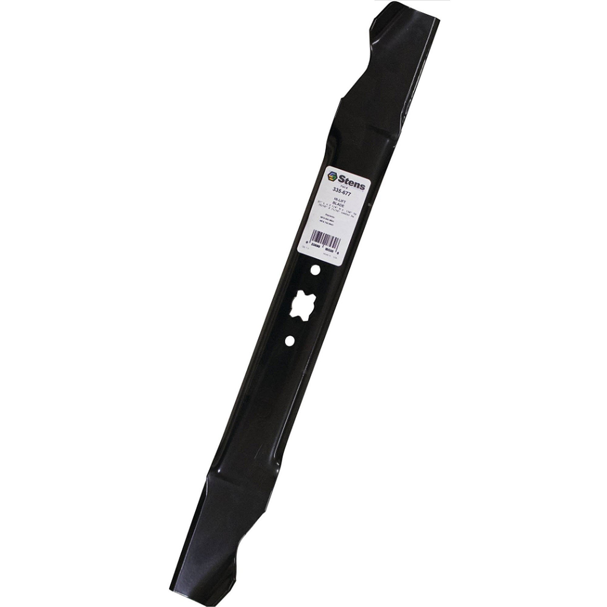 Stens Hi-lift Blade, Mtd 942-0641, Qty-1 (same As 490100m086, 74204276, 7420641, 7420741, 74207410637, 7420741a, 94204276, 9420641, 9420741, 9420741a, Oem7420641) 335-677