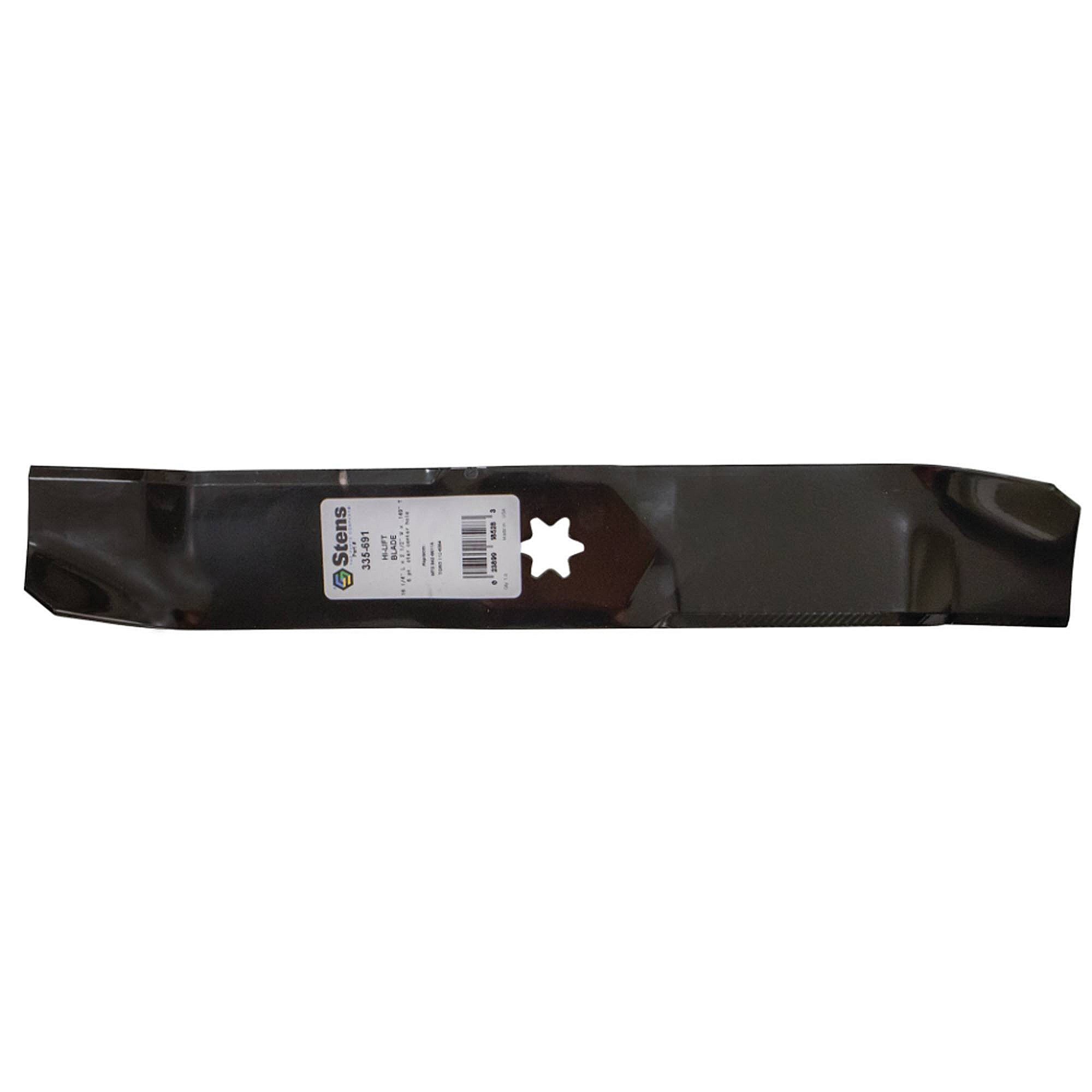 Part #335-691, Stens Hi-Lift Blade, Mtd 942-0644, Qty-1 (Replaces 1120304, 1123691, 1727926, 1772144, 74204125