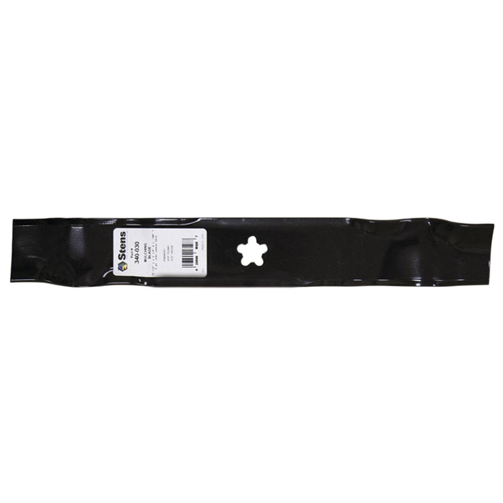 Part #340-030, Stens Mulching Blade, Ayp 532152443, Qty-1 (Replaces 145708, 152443, 159705, 163819, 532145708, 532152443