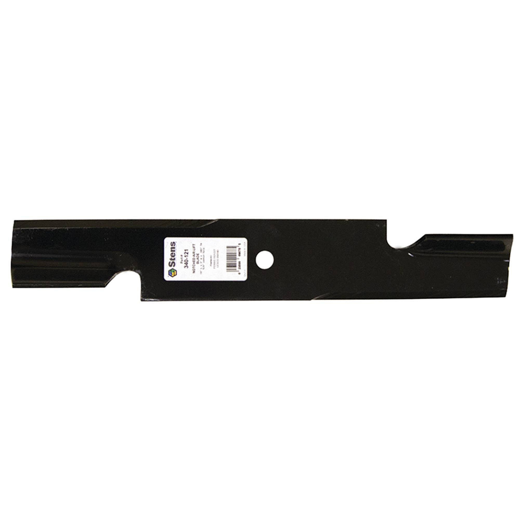 Part #340-121, Stens Notched Air-Lift Blade, Scag 481711, Qty-1 (Replaces 1521227, 1521227S, 48108, 481707, 481711