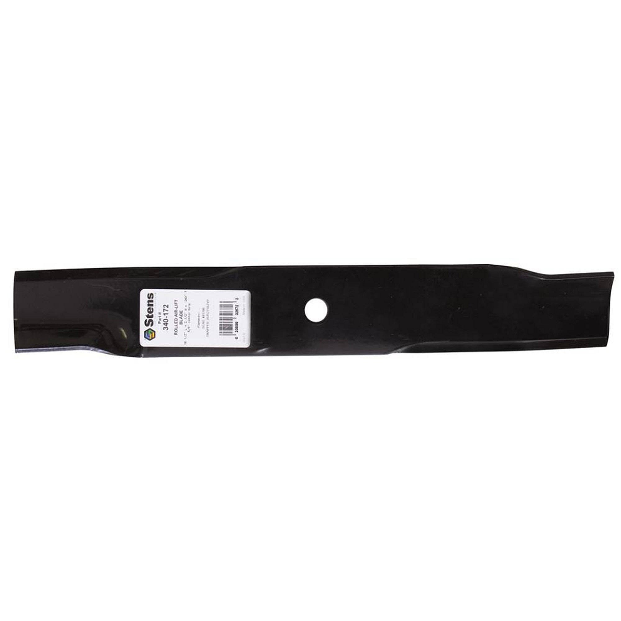 Part #340-172, Stens Rolled Air-Lift Blade, Scag 482877, Qty-1 (Replaces 17043, 48110, 481706, 481710, 48184, 482461