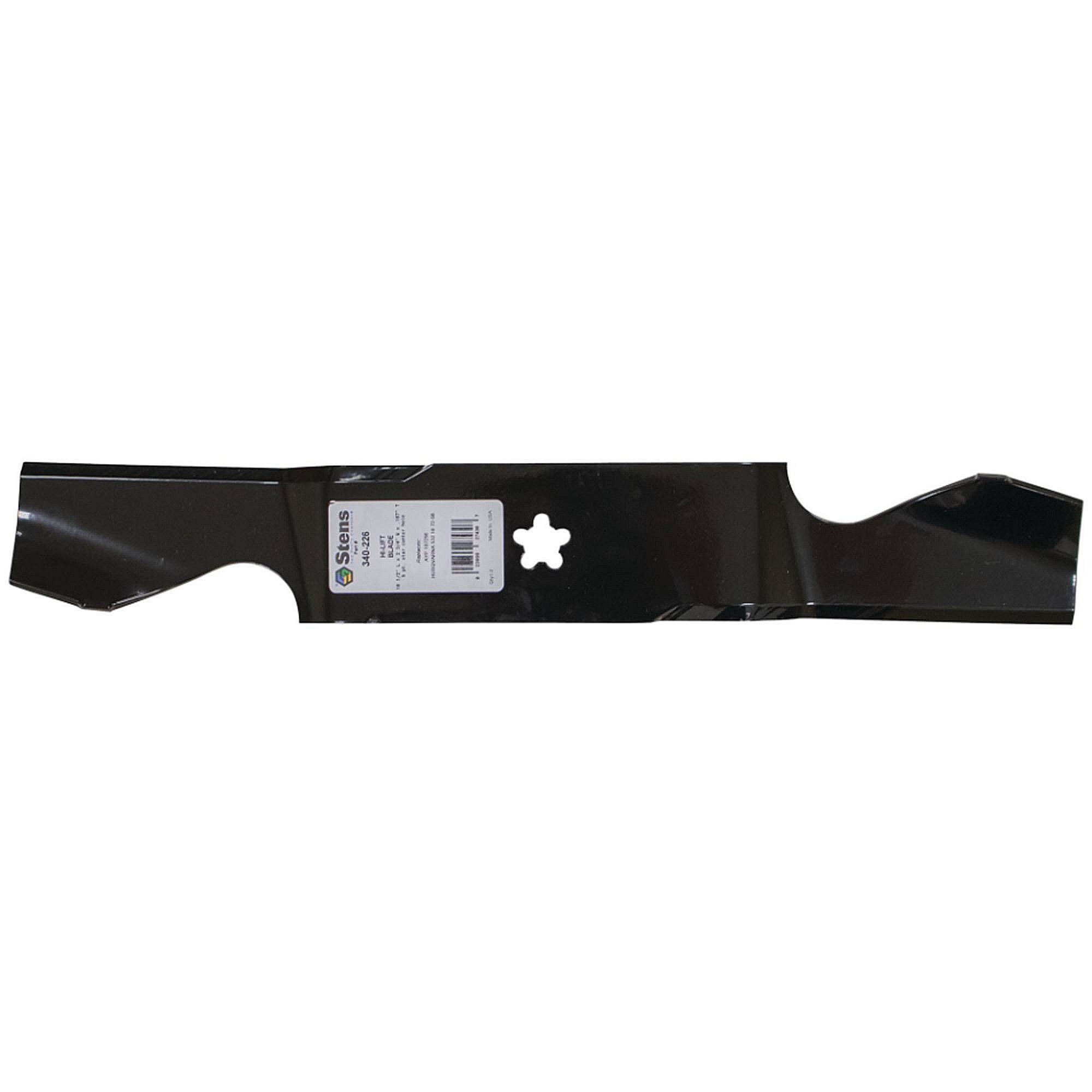 Part #340-226, Stens Hi-Lift Blade, Ayp 594892901, Qty-1 (Replaces 187254, 21546235, 33954, 340226, 532187254, 539112053