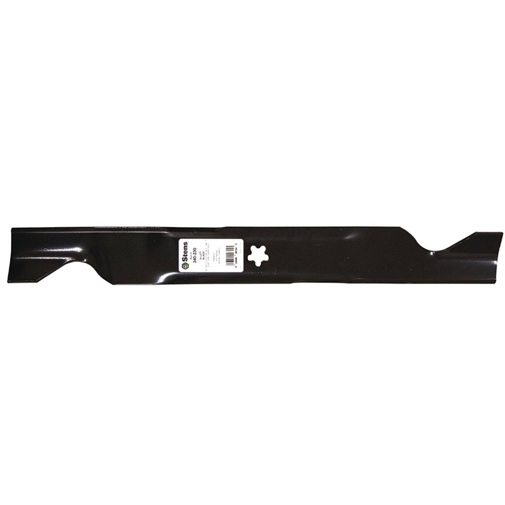 Part #340-230, Stens Notched Medium-Lift Blade, Ayp 594892801, Qty-1 (Replaces 21546611, 33266, 340230, 403107, 405380