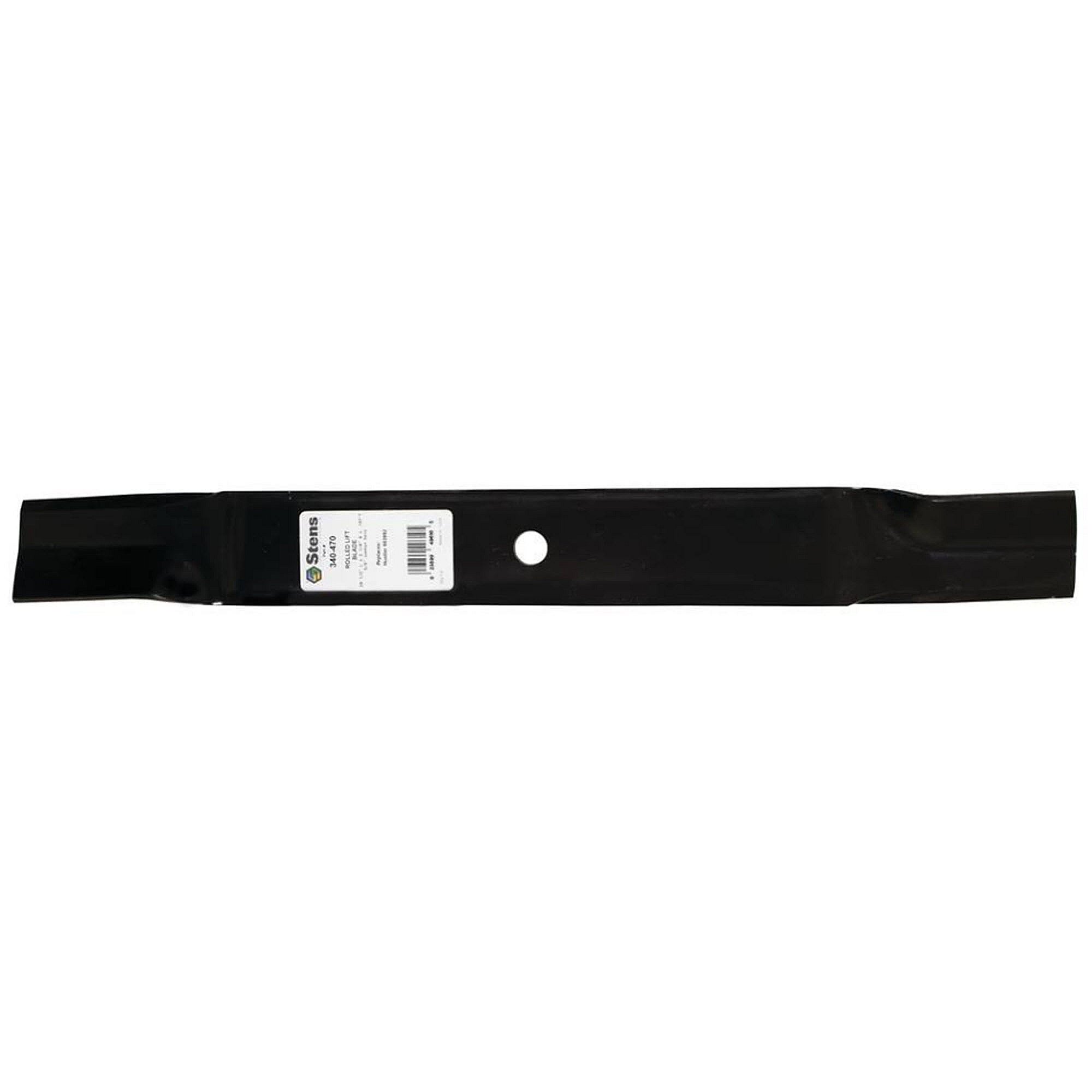 Part #340-470, Stens Rolled Lift Blade, Hustler 603992X, Qty-1 (Same As 603992, 603992X)