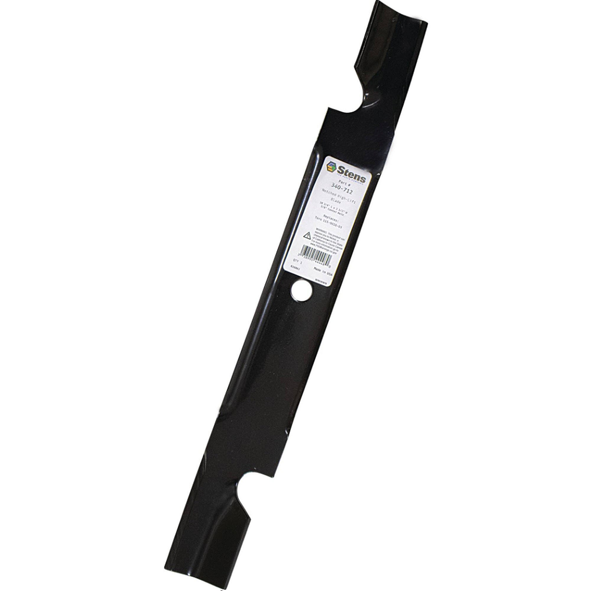 Stens Notched Hi-lift Blade, Toro 115-9650-03, Qty-1 (same As 115245403, 1154999, 115499903, 115965003, 941861, 94186103) 340-712