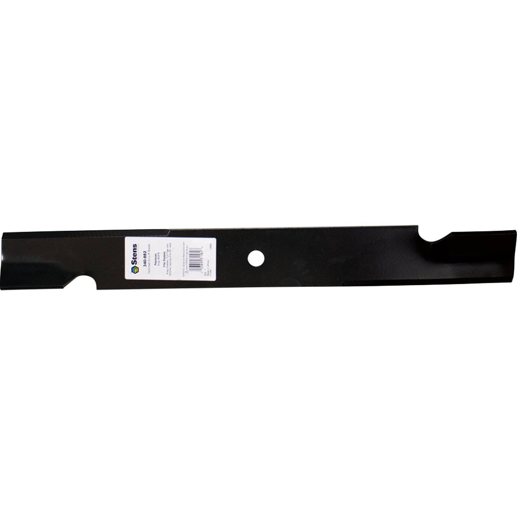 Part #340-882, Stens Notched Air-Lift Blade, Scag 482881, Qty-1 (Replaces 038608000, 0788, 101733, 11211103, 11224303