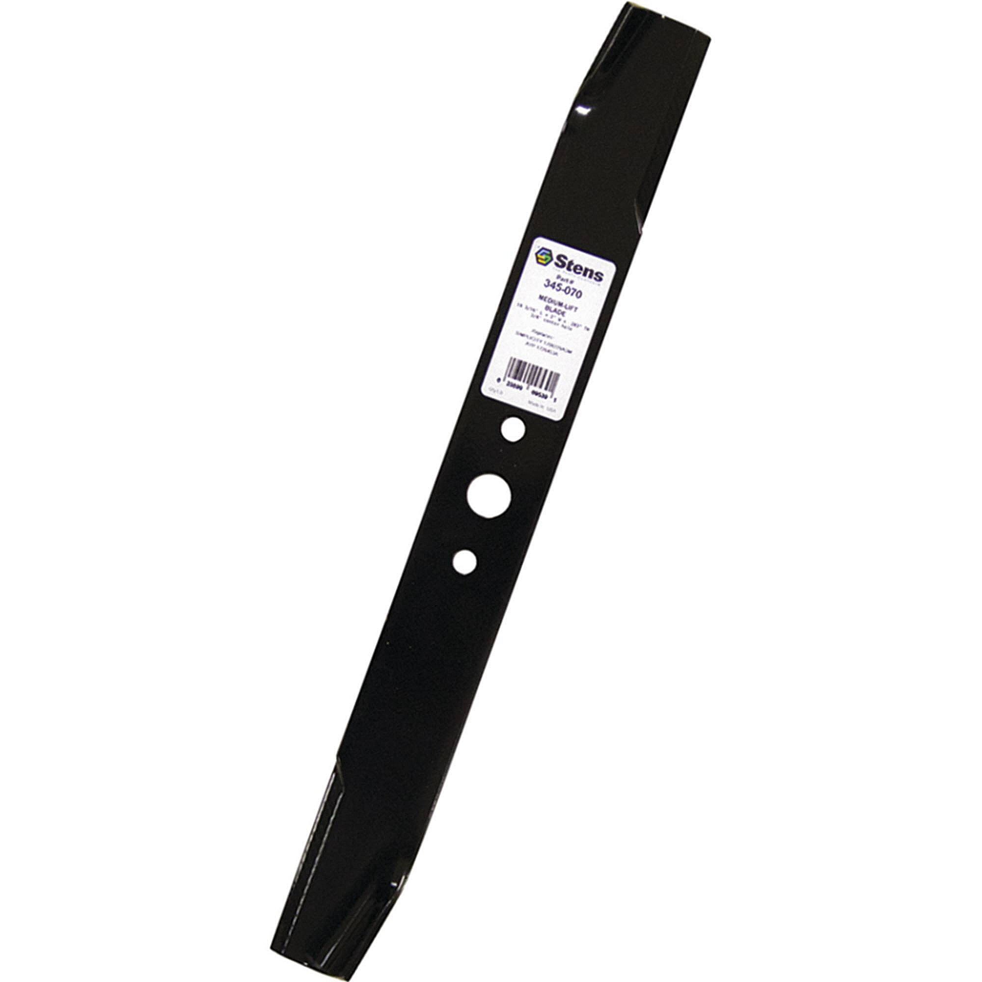 Stens Medium-lift Blade, Snapper 1726453bzyp, Qty-1 (same As 1708229, 1708229a, 1708229asm, 1708229bma, 1708229bz, 1708229sm, 1716697asm, 1726453, 1726453a, 1726453asm, 1726453bma, 1726453bz, 1726453bzp, 1726453bzyp, 1726453sm, 1726453yp) 345-070