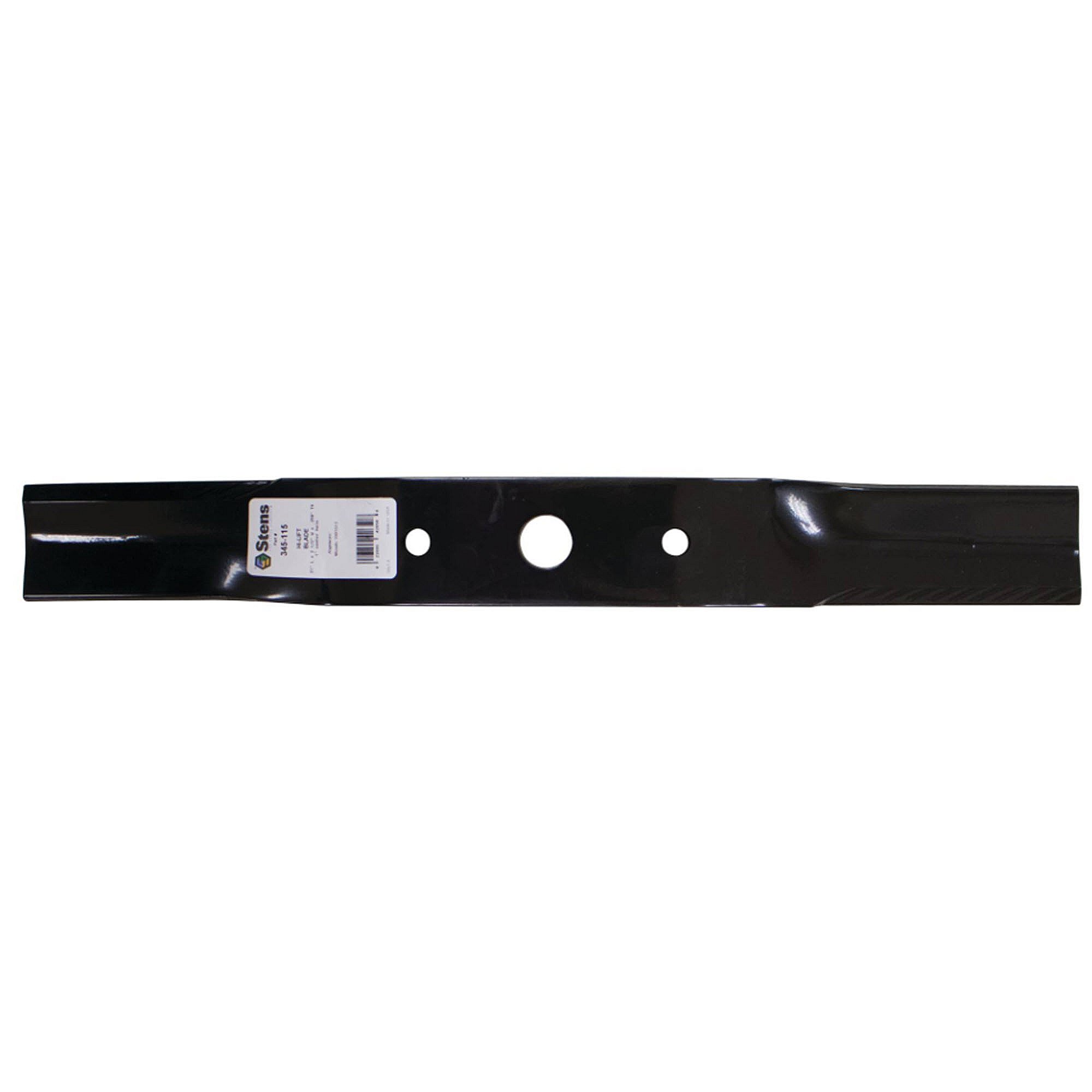 Part #345-115, Stens Hi-Lift Blade, Woods 1001513Kt, Qty-1 (Replaces 1001513, 1001513Blk, 1001513Kt)