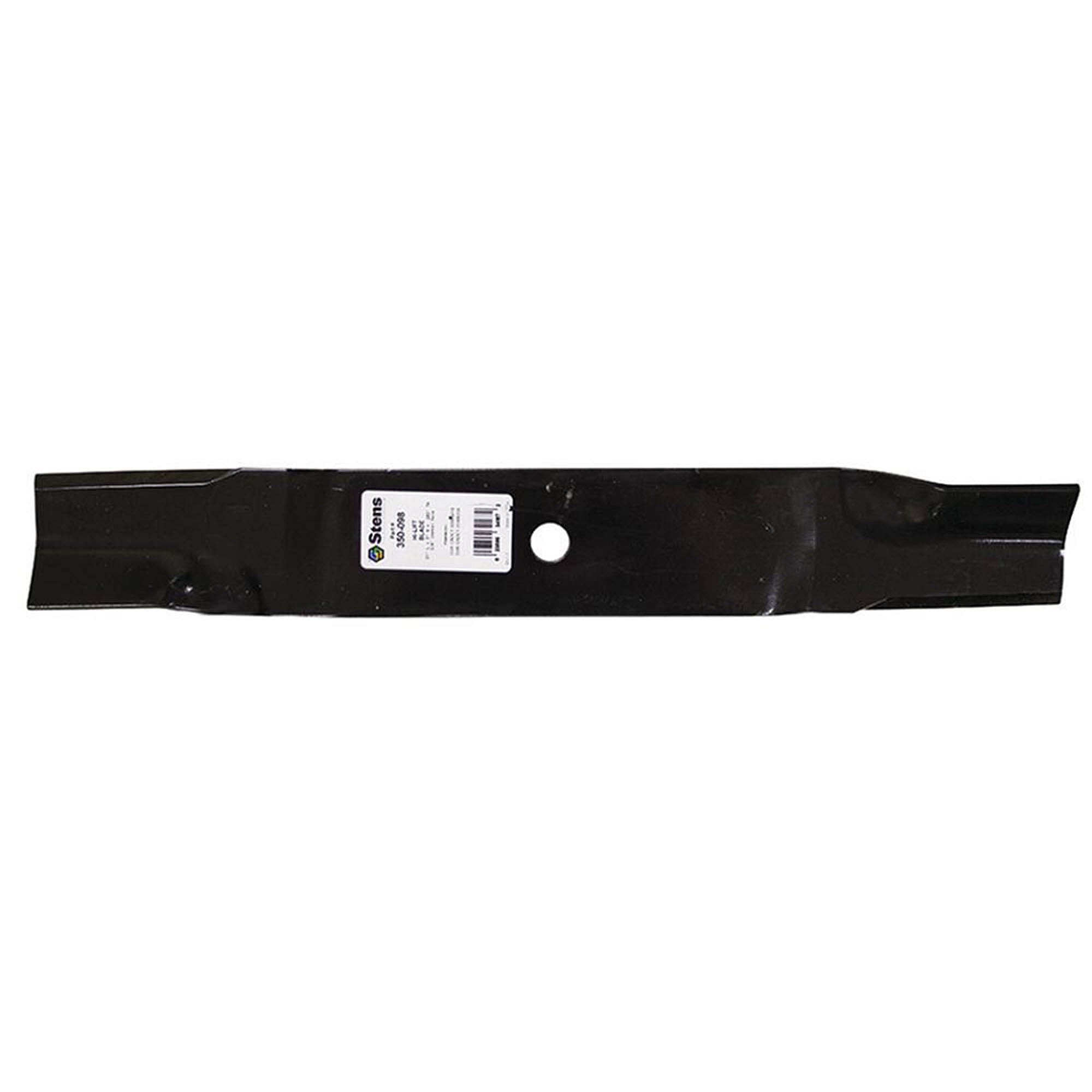 Part #350-098, Stens Hi-Lift Blade, Cub Cadet 942-04415, Qty-1 (Replaces 01005338, 01005338P, 02005019, 74204415, 94204415)