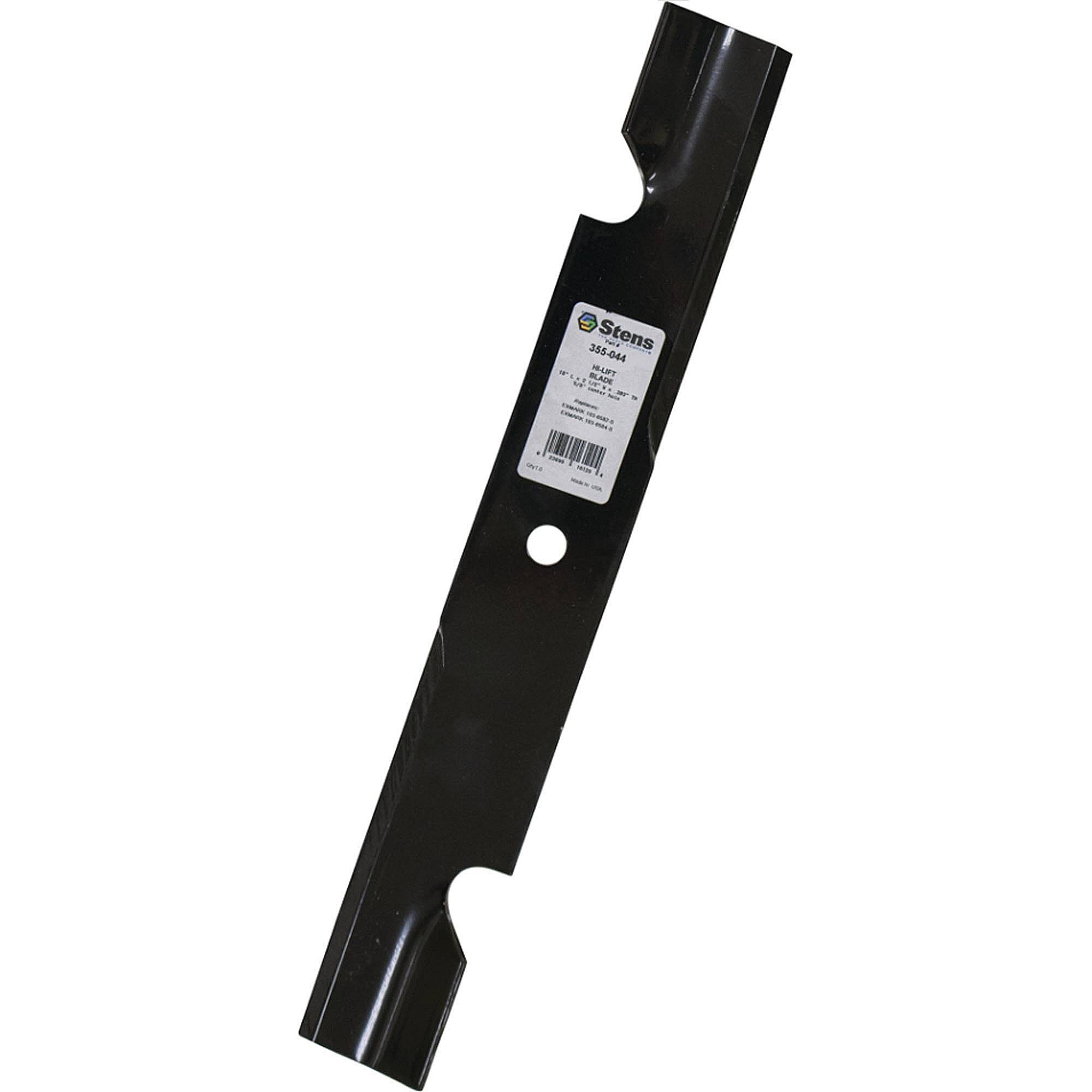 Stens Hi-lift Blade, Exmark 103-6584-s, Qty-1 (same As 1032508, 1032518, 1032518s, 1032528, 1036582s, 1036584, 1036584s, 1303146, 1303495, 1303527, 1633482, 1633484, 303283, 633482, 633484) 355-044