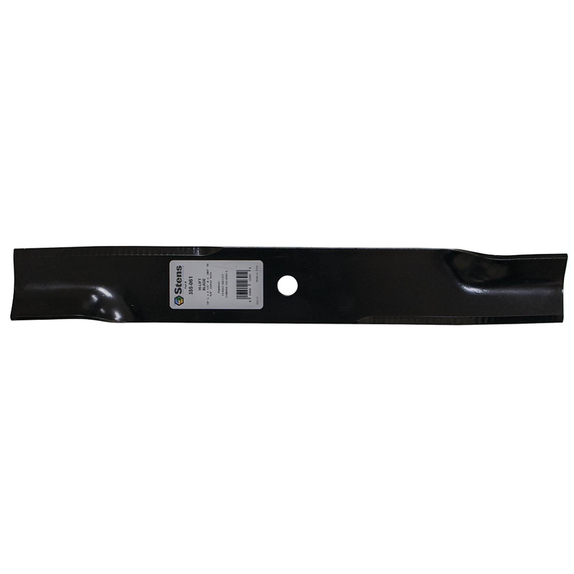 Part #355-061, Stens Hi-Lift Blade, Exmark 103-6584-S, Qty-1 (Replaces 00273100, 00450300, 03253800, 03399704, 038300000