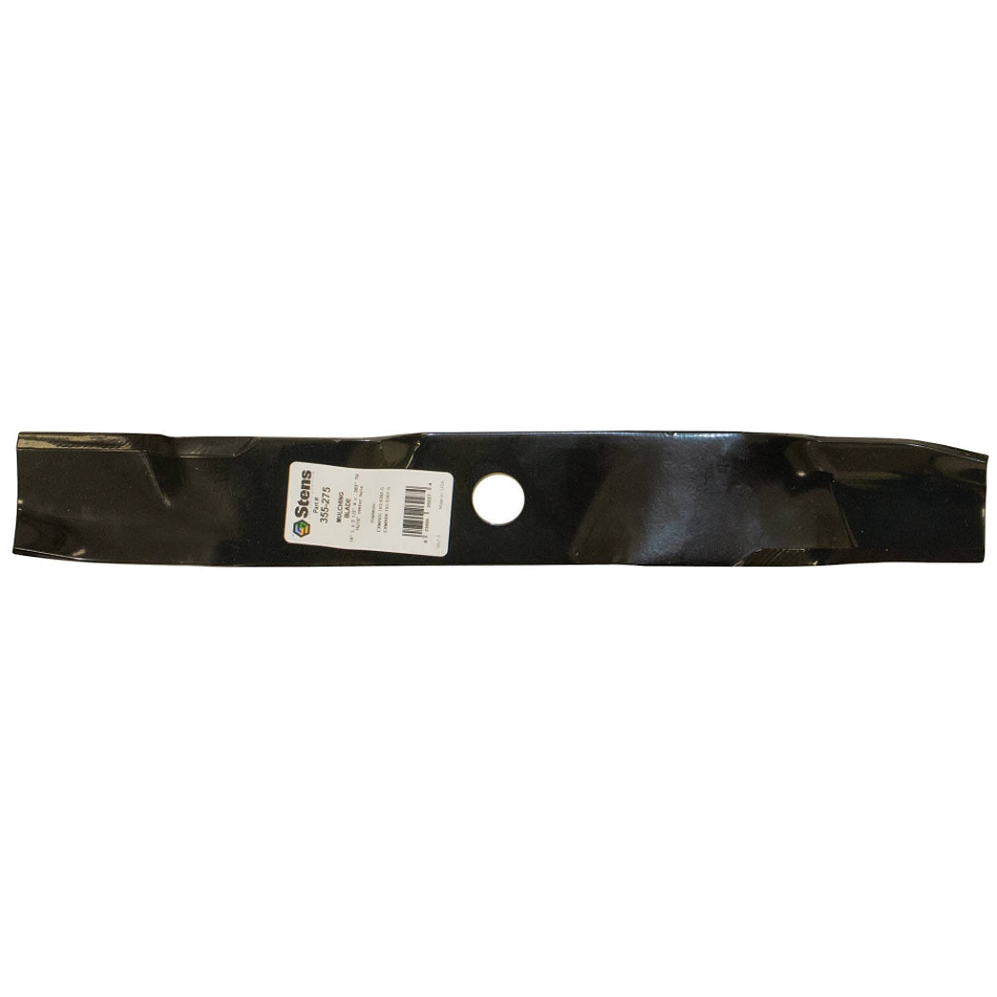 Part #355-275, Stens Mulching Blade, Exmark 116-5175-S, Qty-1 (Replaces 1036387, 1036387S, 1036392, 1036392S, 1036397