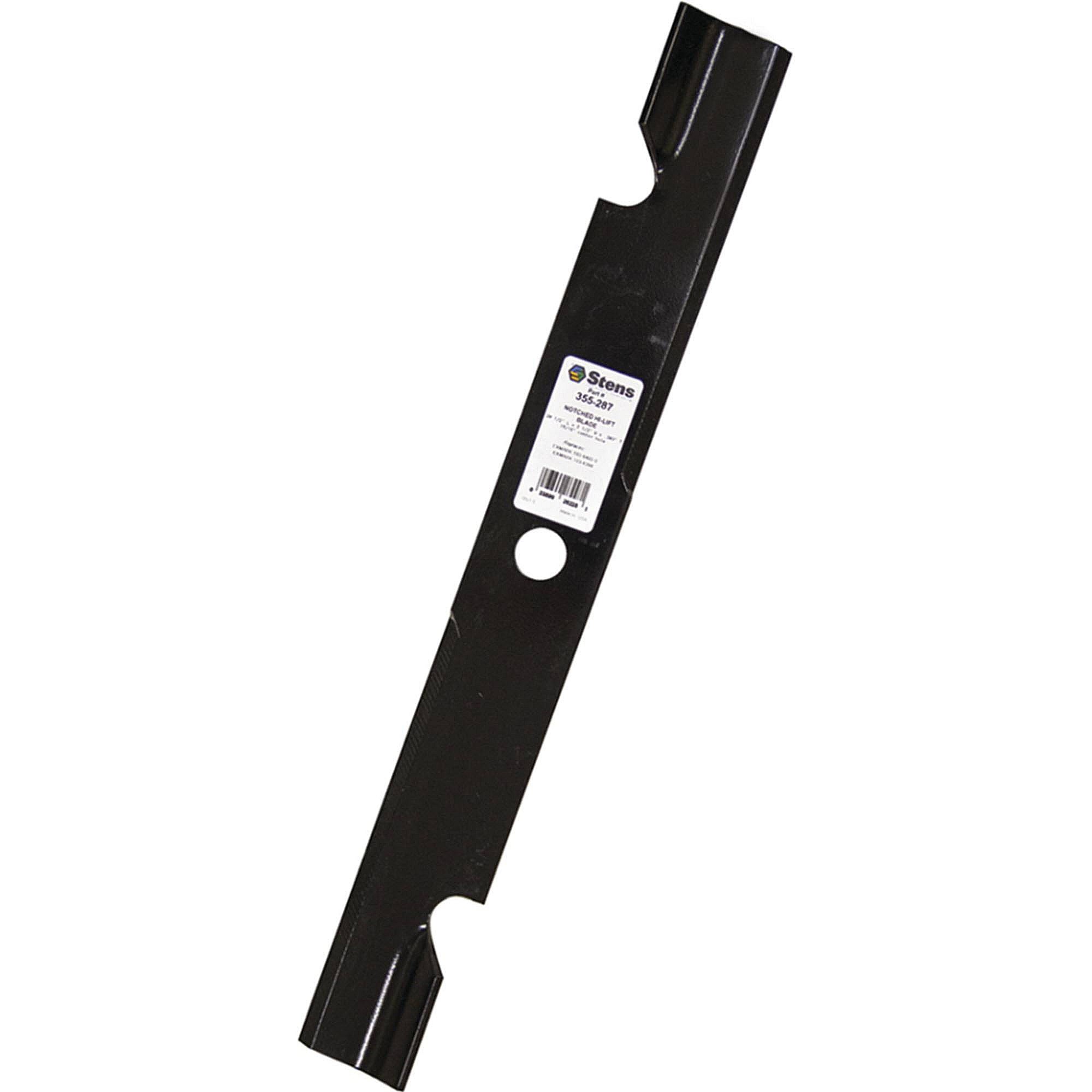 Stens Notched Hi-lift Blade, Exmark 103-6403-s, Qty-1 (same As 1036383, 1036383s, 1036393, 1036393s, 1036398, 1036403, 1036403s, 355287) 355-287