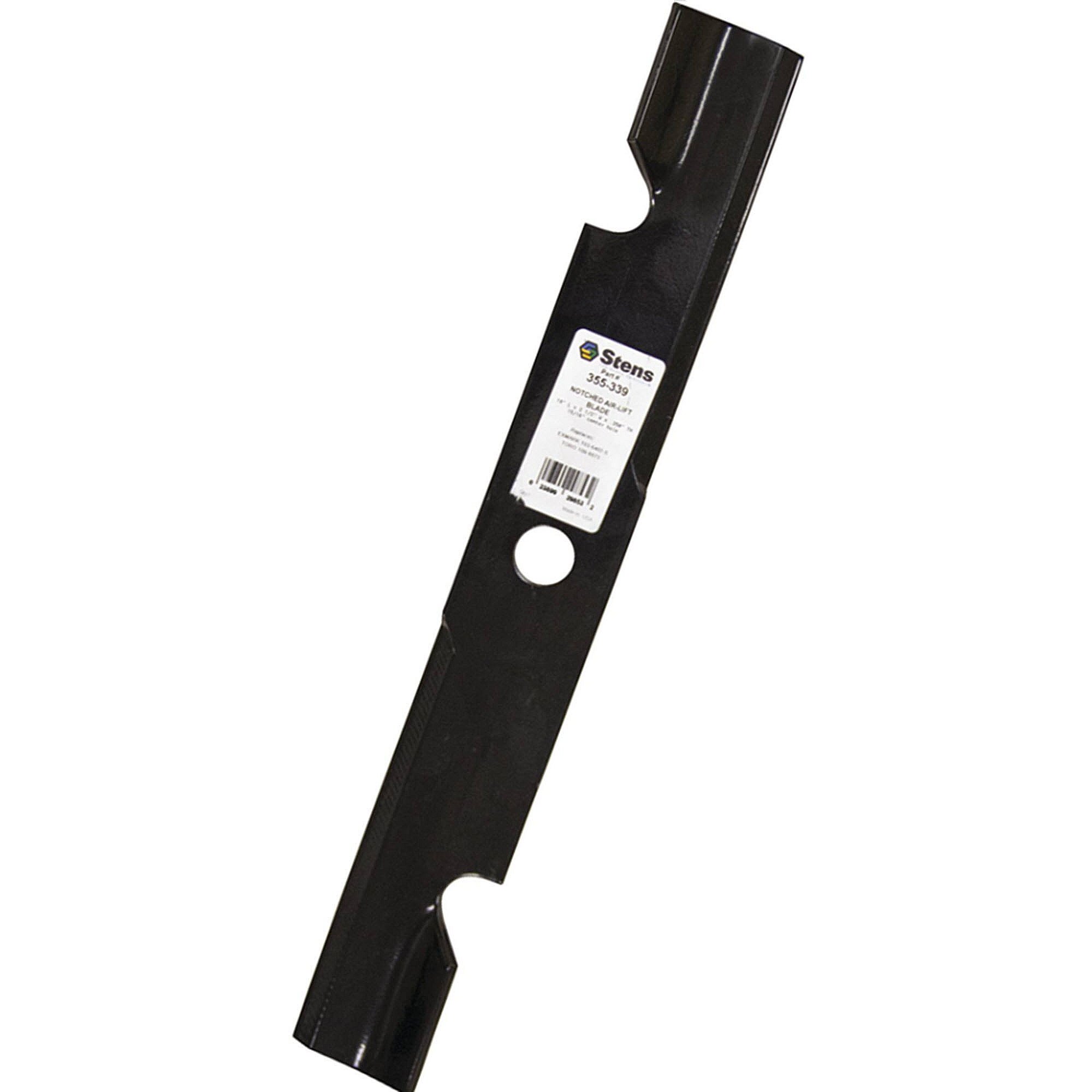 Stens Notched Air-lift Blade, Exmark 116-5175-s, Qty-1 (same As 1036387, 1036387s, 1036392, 1036392s, 1036397, 1036402, 1036402s, 1096873, 1165175s) 355-339
