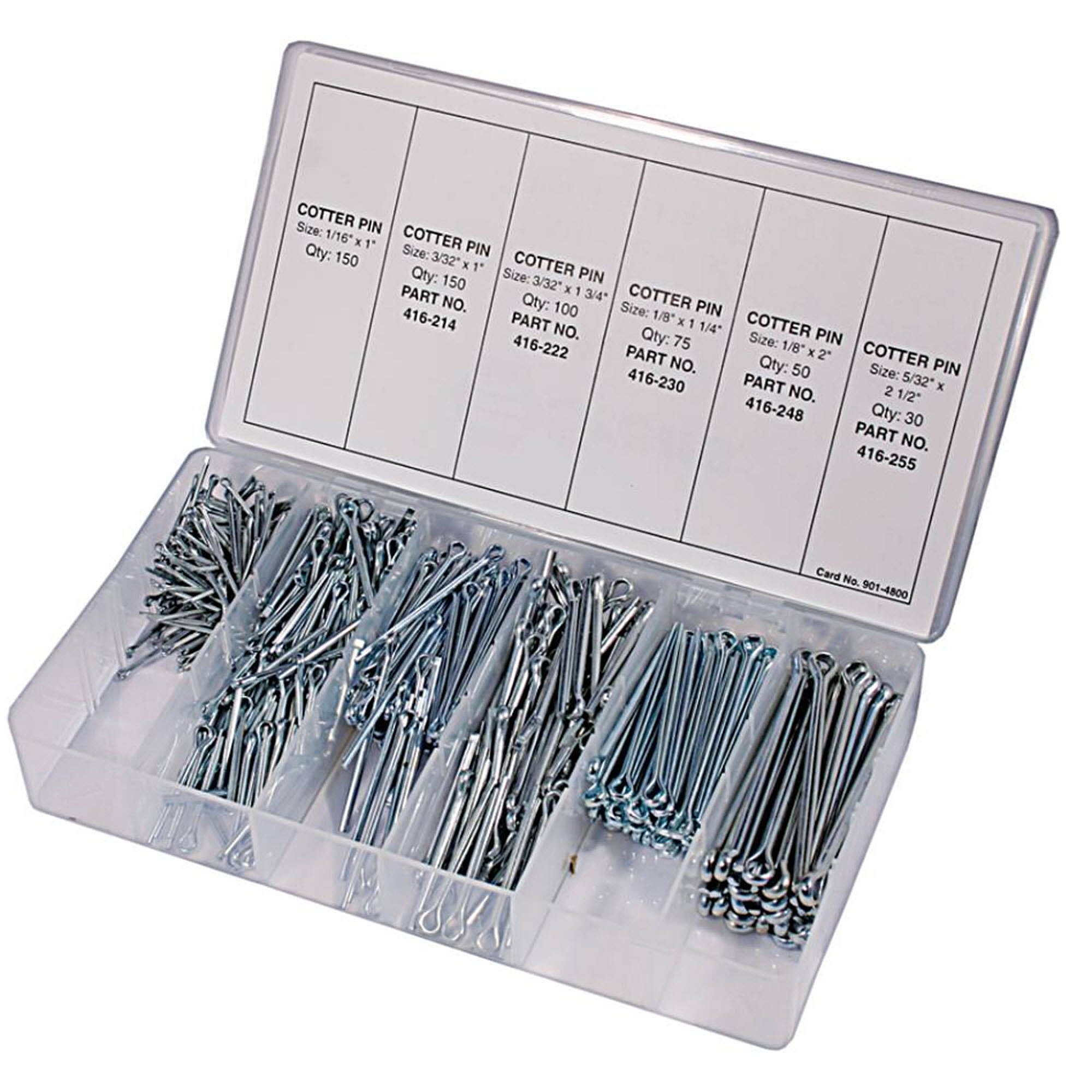 Part #415-141, Stens Cotter Pin Kit, 555 Piece Kit, Qty-1