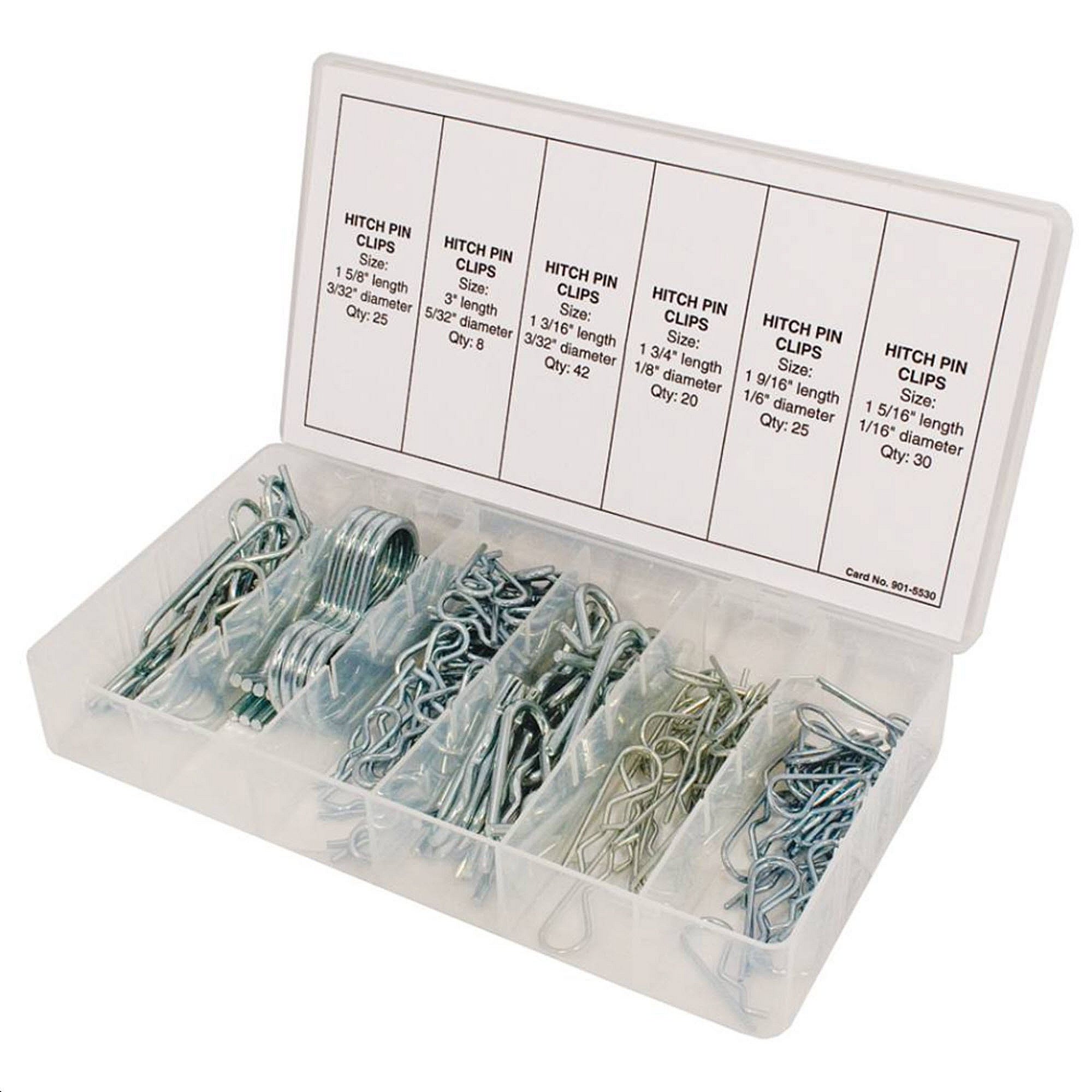 Part #415-224, Stens Hitch Pin Kit, 150 Piece Kit, Qty-1