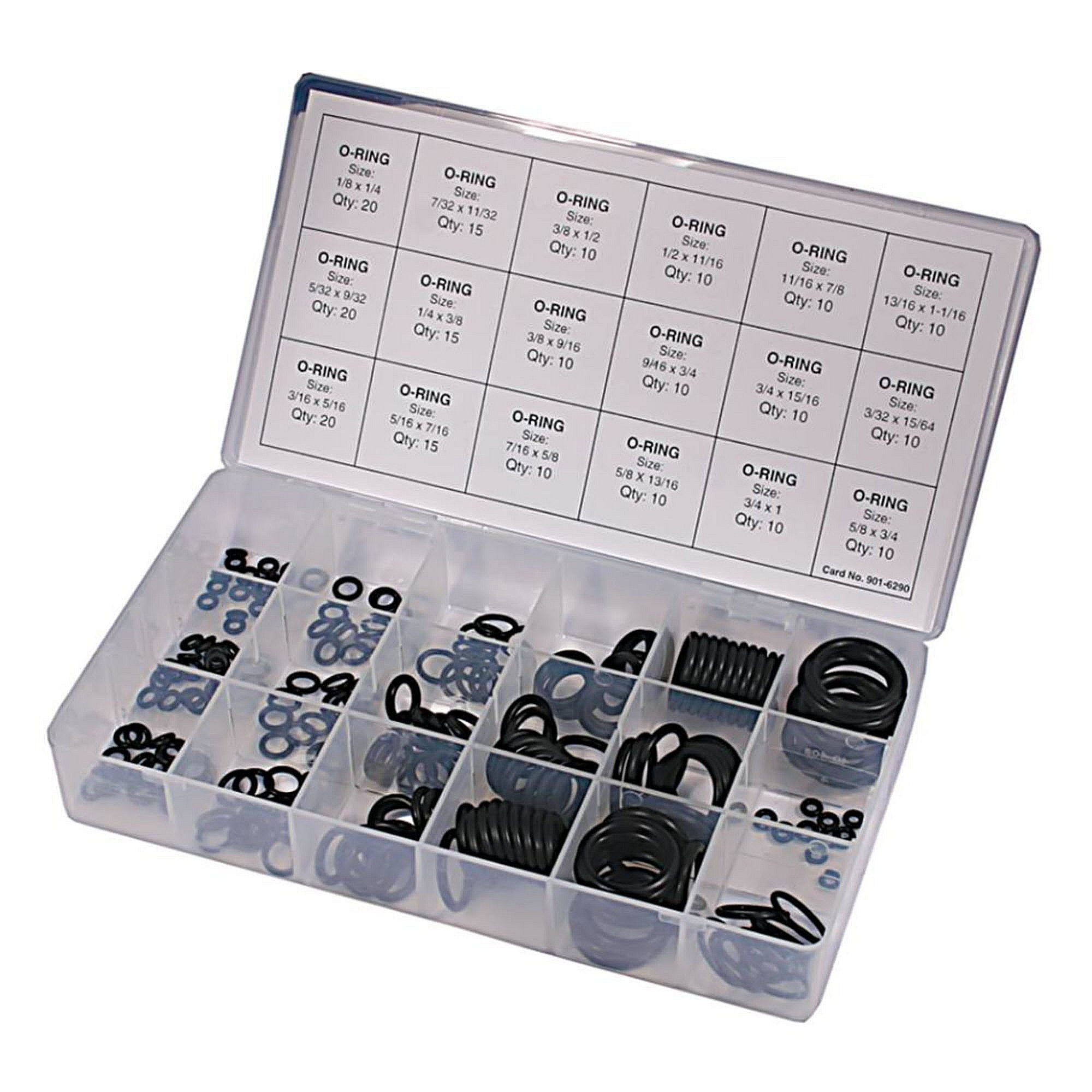 Part #415-299, Stens O-Rings Kit, 225 Piece Kit, Qty-1