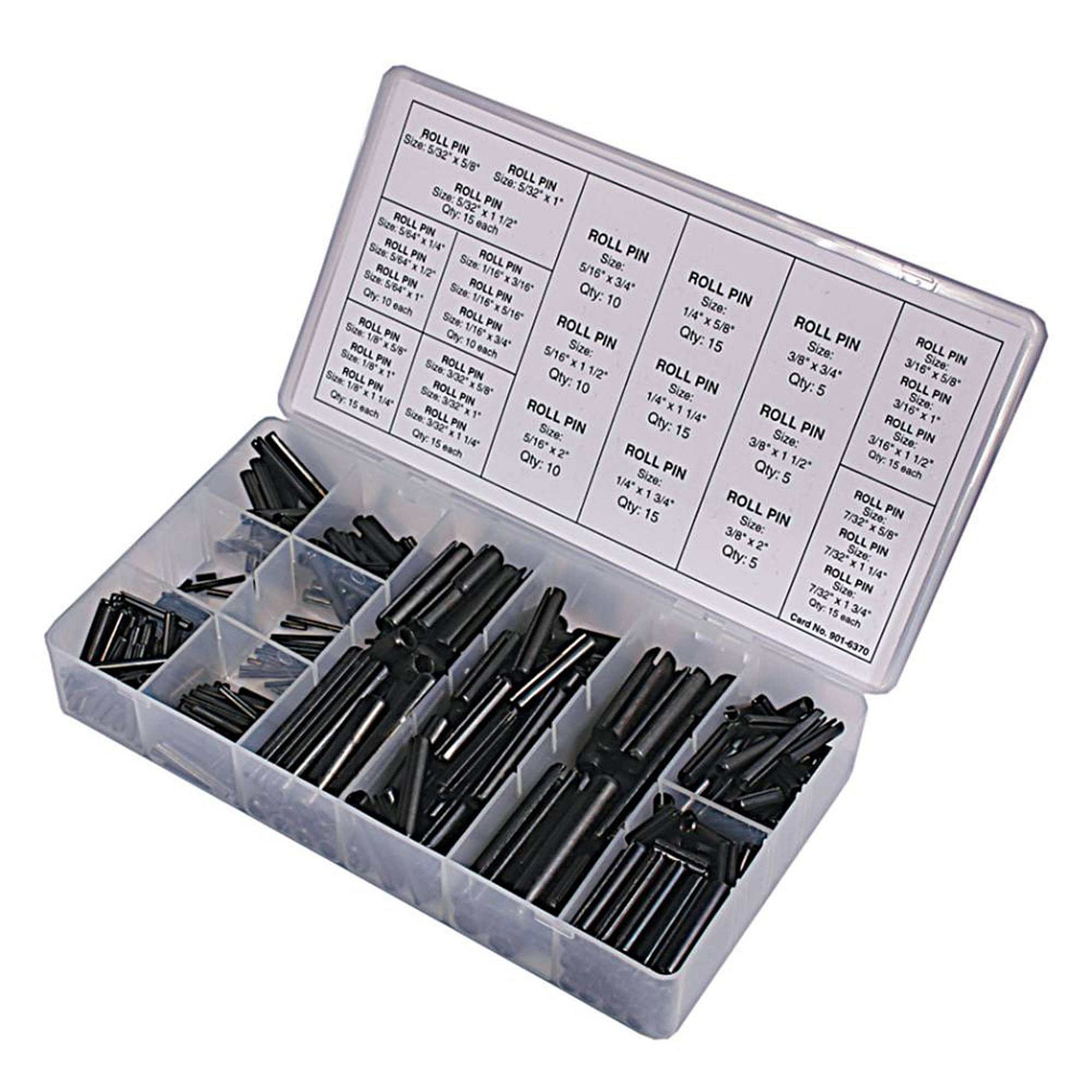 Part #415-307, Stens Roll Pin Kit, 375 Piece Kit, Qty-1