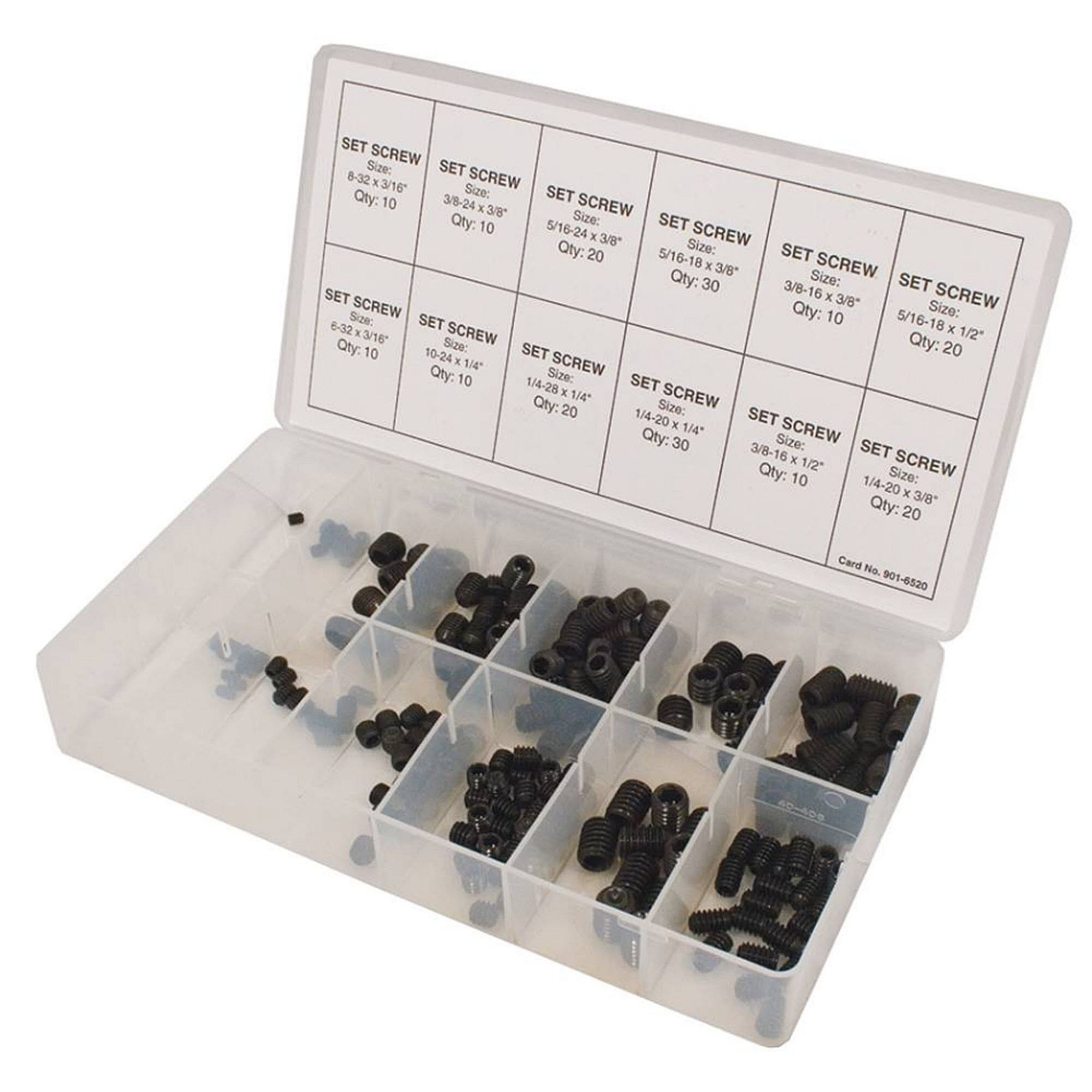 Part #415-323, Stens Set Screw Kit, 200 Piece Kit, Qty-1