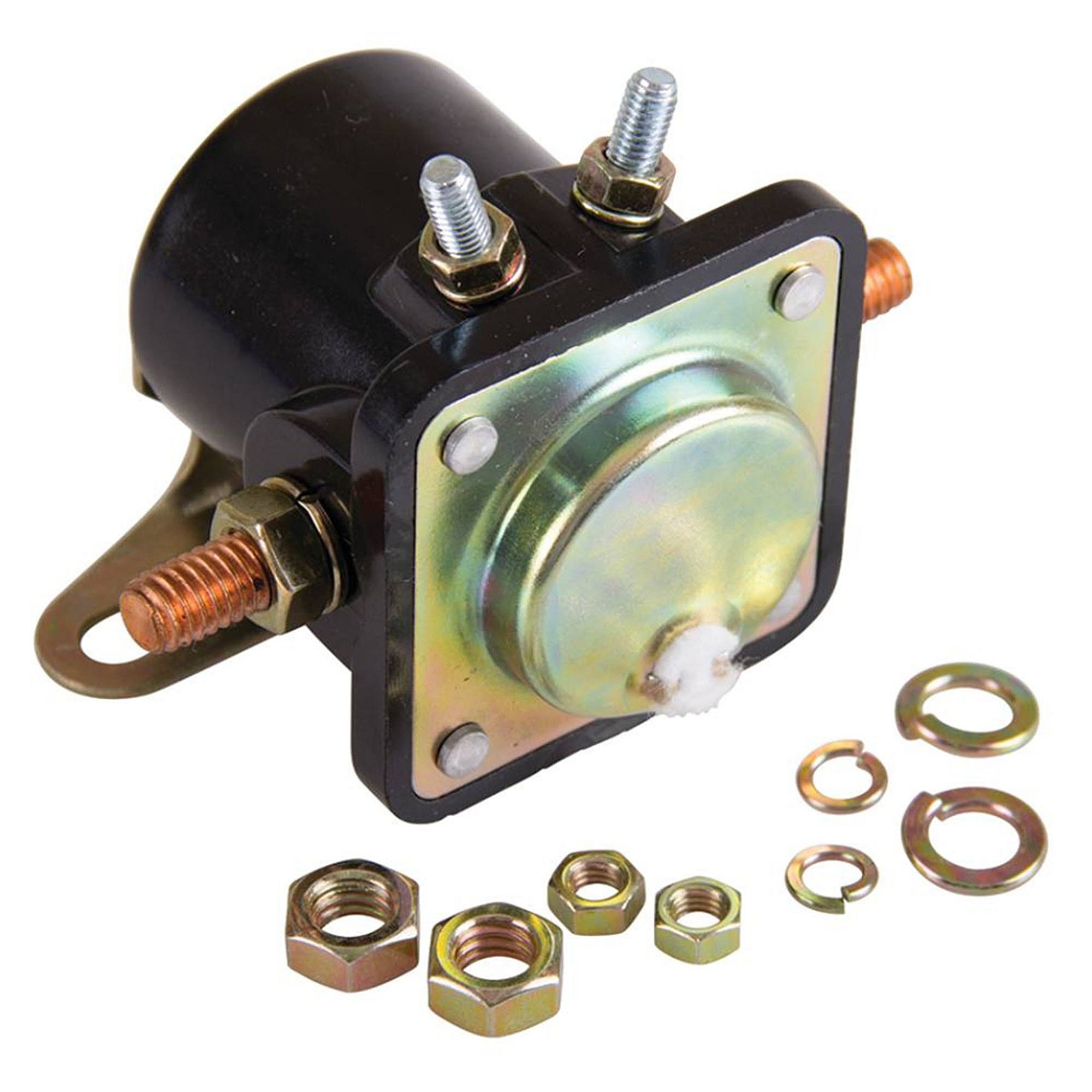 Part #435-016, Stens Starter Solenoid, 4 Pole Universal, Qty-1 (Replaces 20253, 889673)