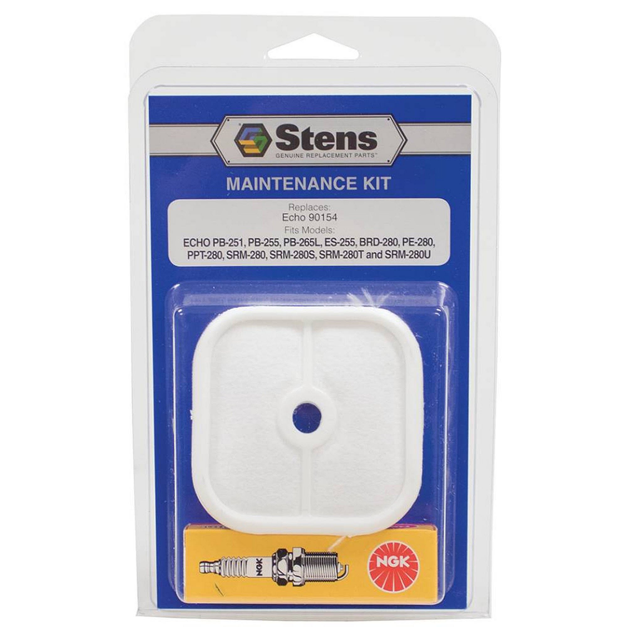 Stens Maintenance Kit, Echo 90154y, Qty-1 (same As 90107, 90154, 90154y, A226000350, A226000351, A226000470, A226000471, A226000472, A226000473) 605-308