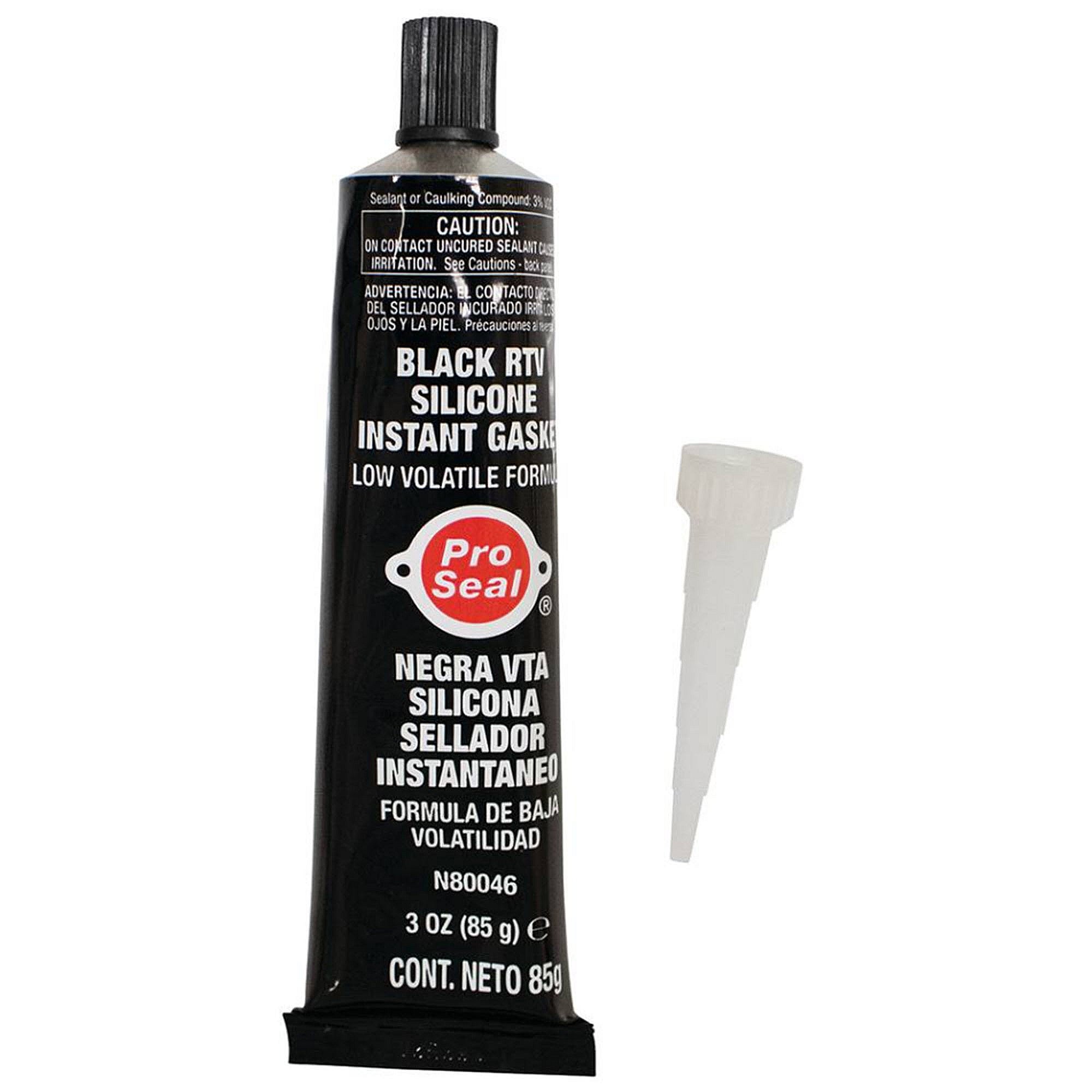 Part #751-414, Stens Black Silicone Rtv Instant Gasket, 3 Oz. Tube, Qty-1