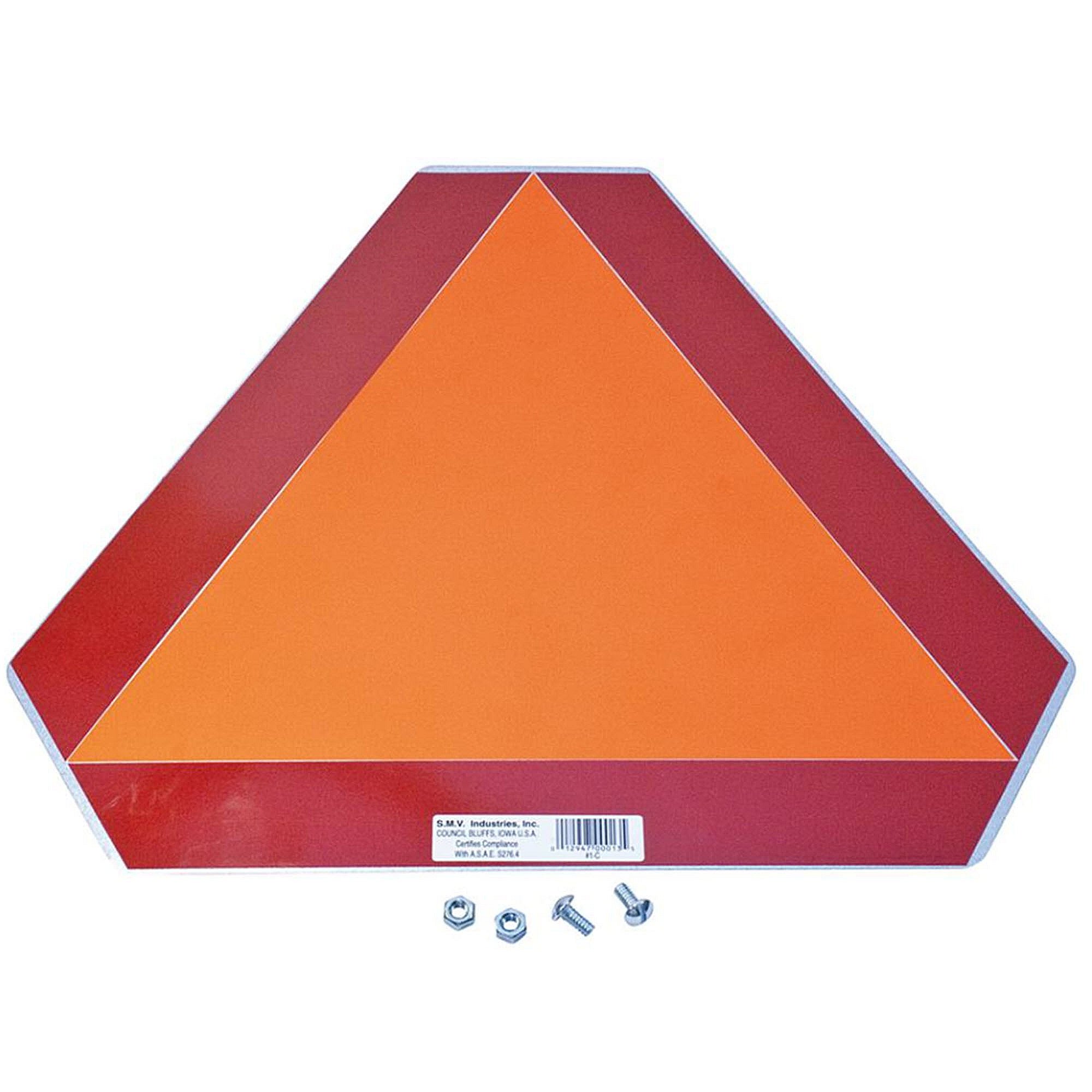 Part #751-900, Stens Slow Moving Vehicle Sign, Universal, Qty-1 (Same As Jd5929, Tca12058)