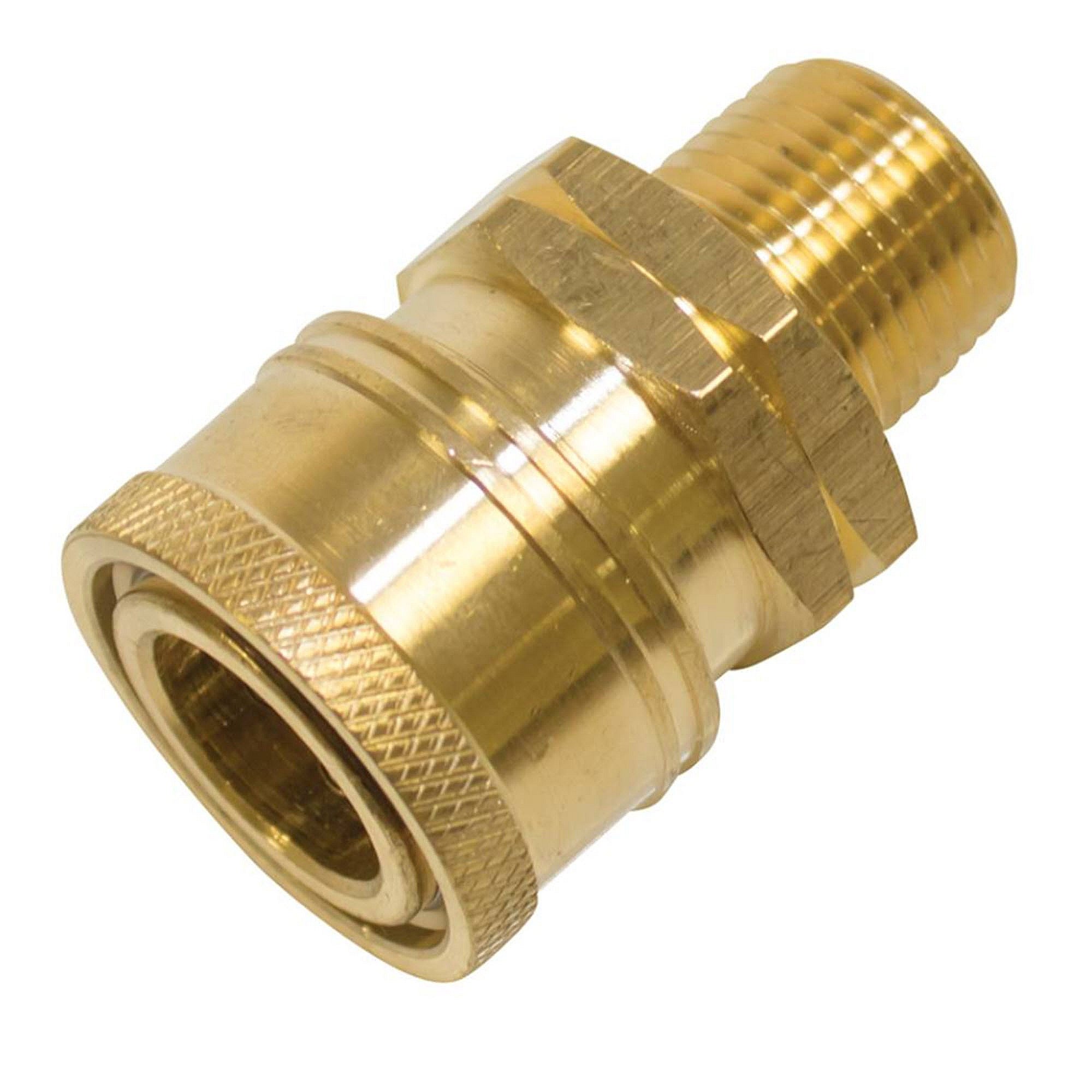 Part #758-902, Stens Quick Coupler Socket, 3/8-In Male Brass, Qty-1