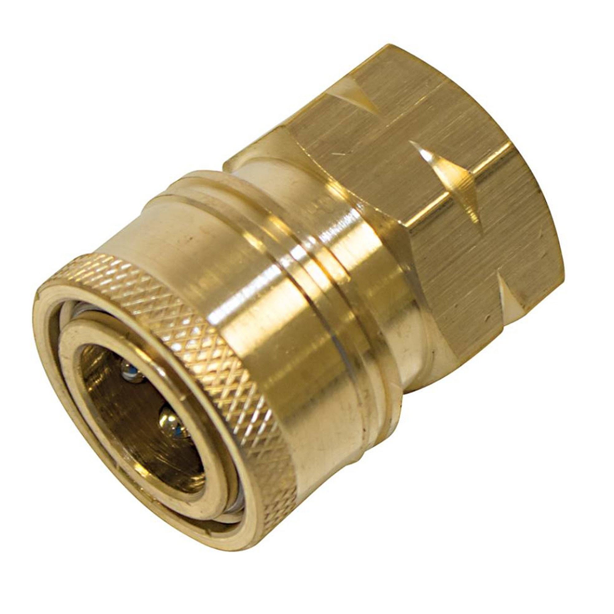 Part #758-930, Stens Quick Coupler Socket, 3/8-In Female Brass, Qty-1