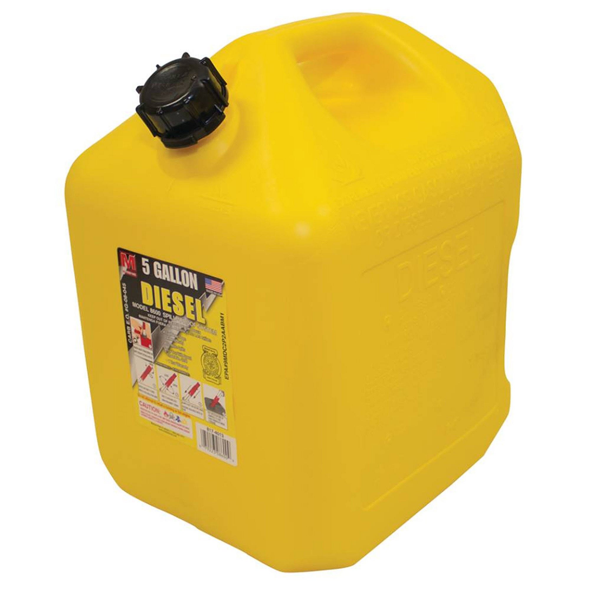 Stens 5 Gallon Plastic Diesel Fuel Can, Qty-1 765-512