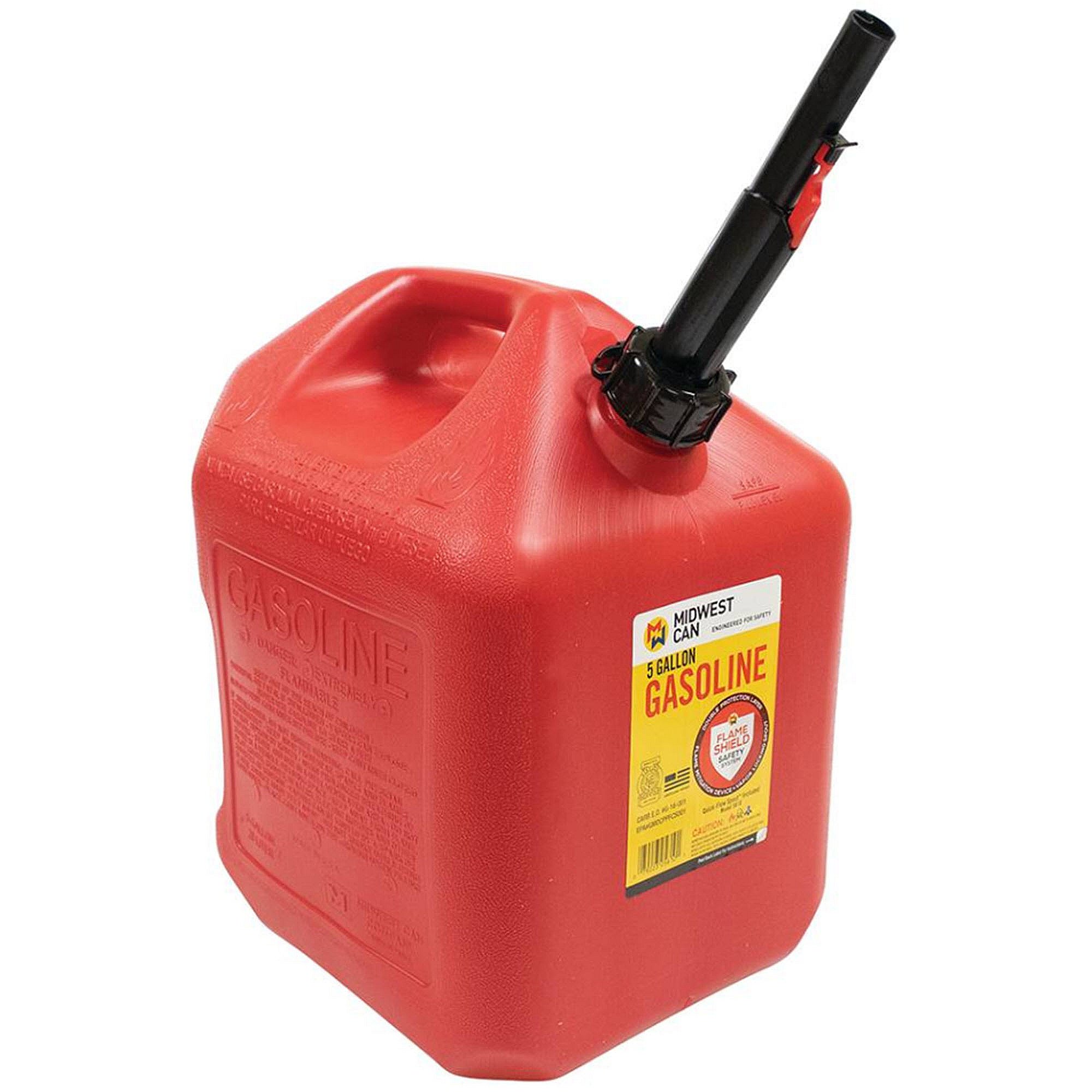 Part #765-514, Stens 5 Gallon Plastic Gasoline Fuel Can, Qty-1