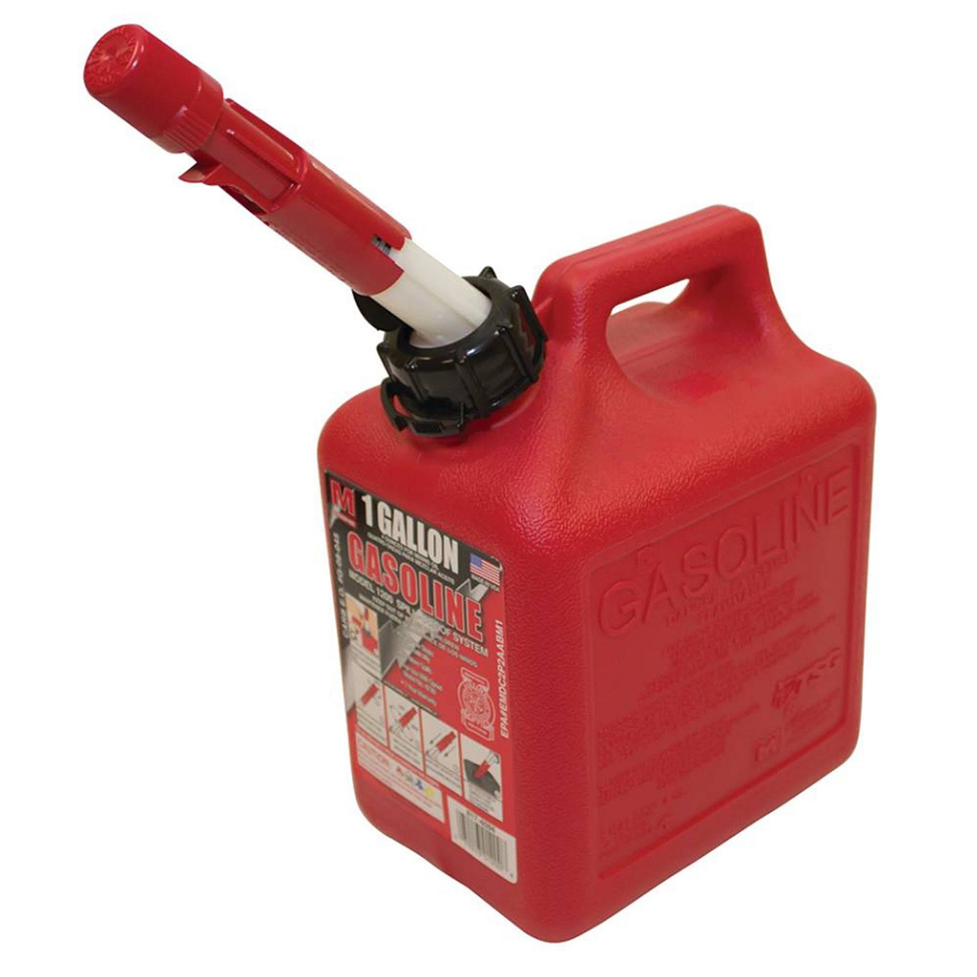 Part #765-518, Stens 1 Gallon Plastic Gasoline Fuel Can, Qty-1