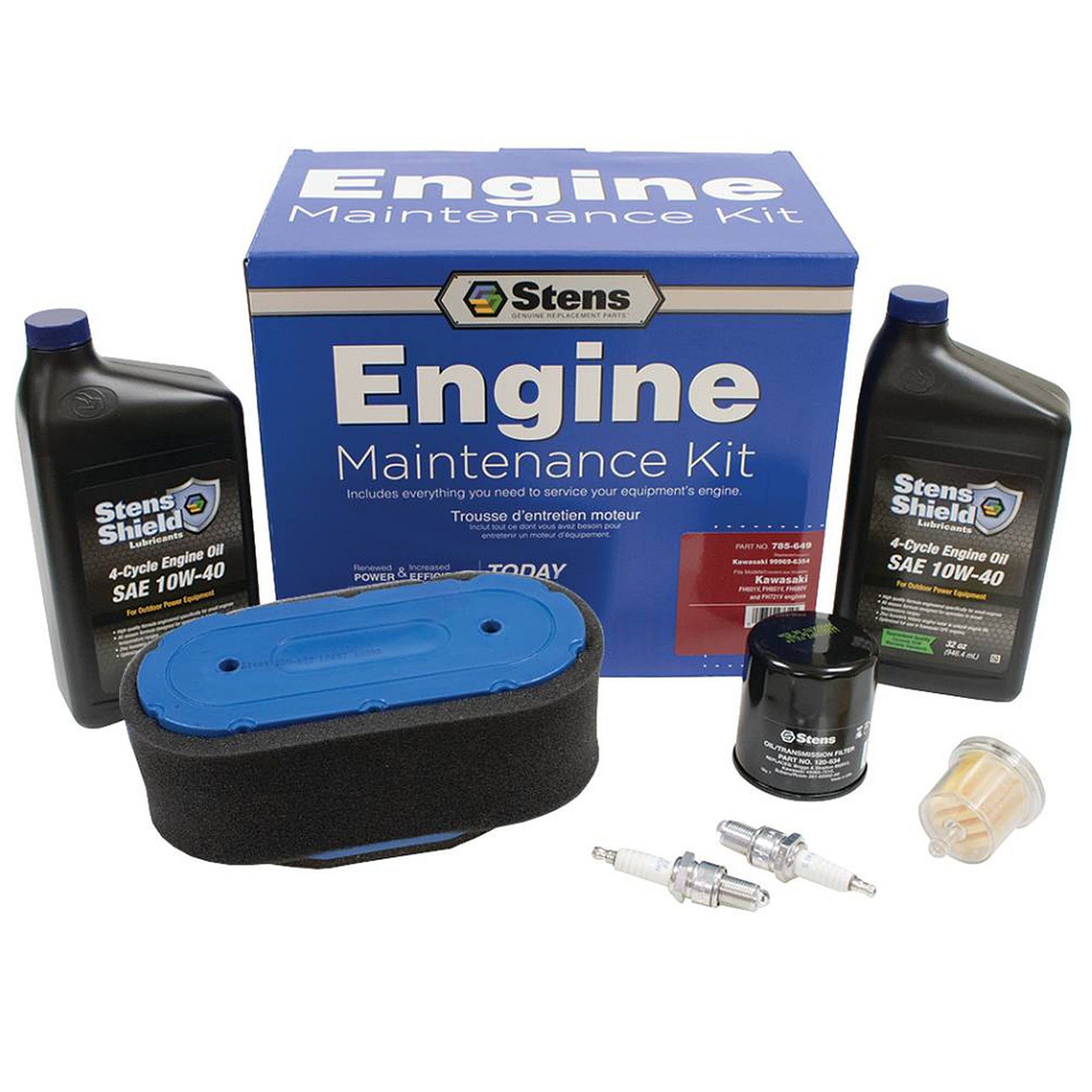 Stens Engine Maintenance Kit, Kawasaki 99969-6525, Qty-1 (same As 999696211a, 999696354, 999696378, 999696407, 999696525) 785-649