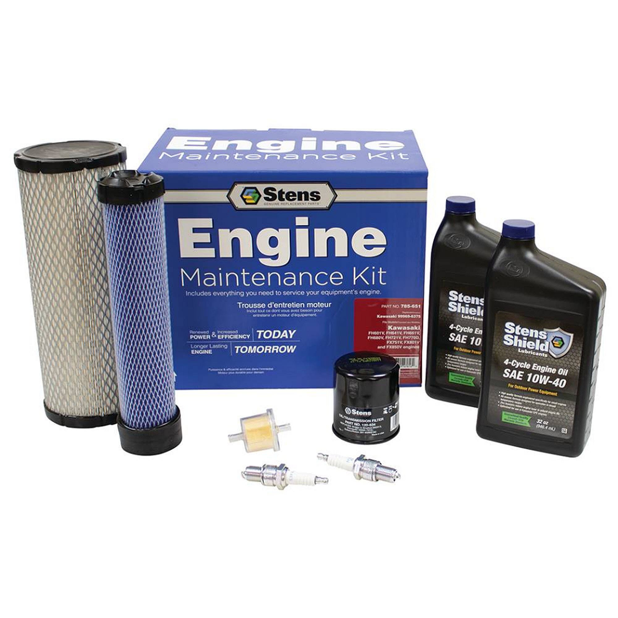 Stens Engine Maintenance Kit, Kawasaki 99969-6537, Qty-1 (same As 999696347, 999696355, 999696375, 999696413, 999696419, 999696531, 999696537) 785-651